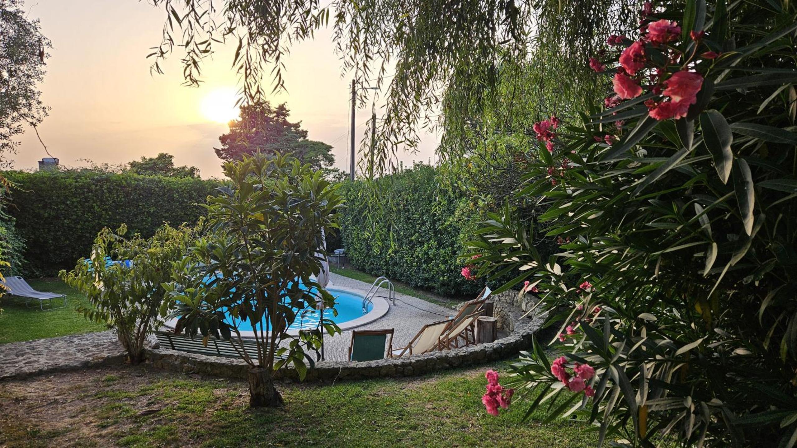 Pool Sea & Country side Villa view 3
