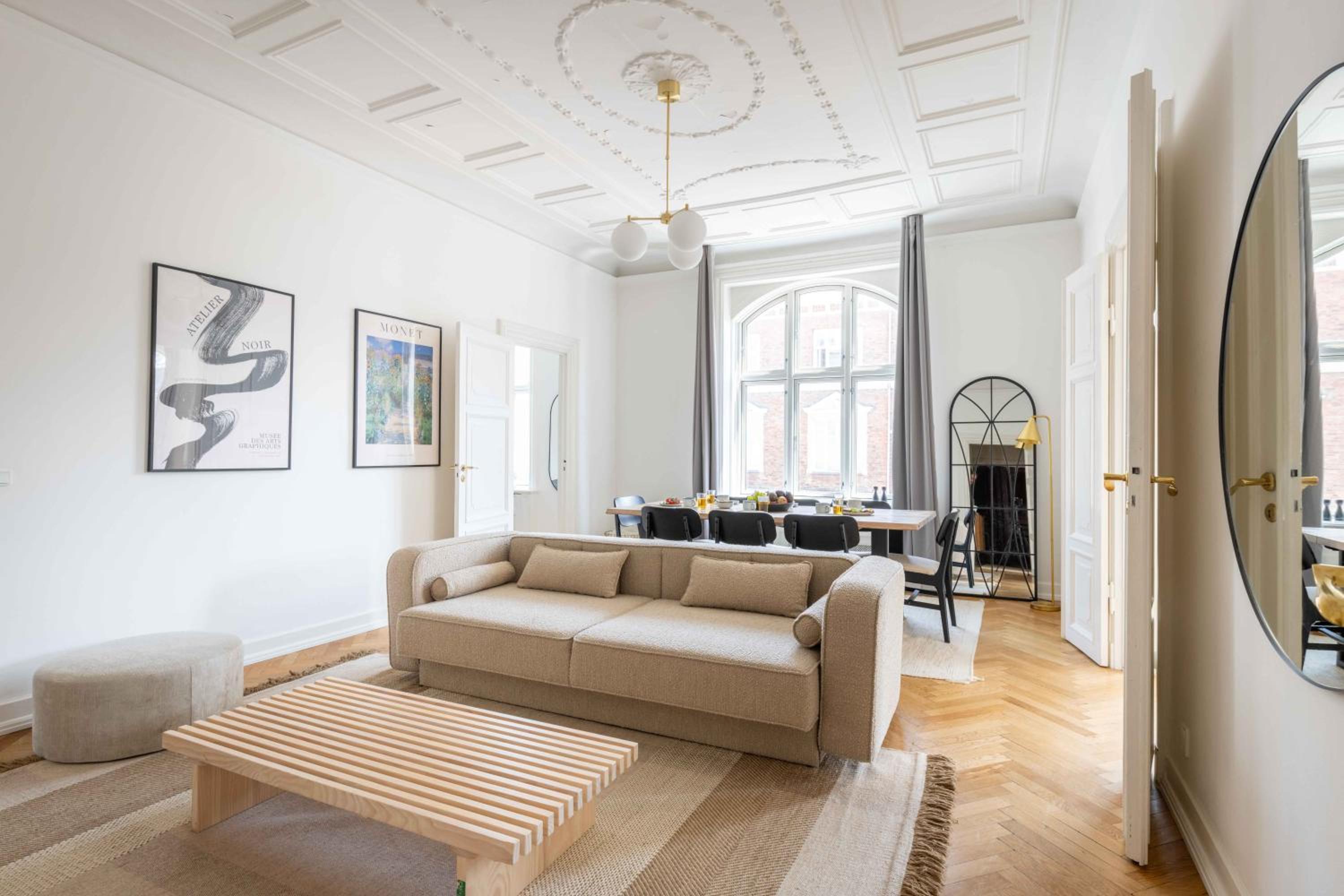 Large Flats in Central Copenhagen by Tivoli Gardens
