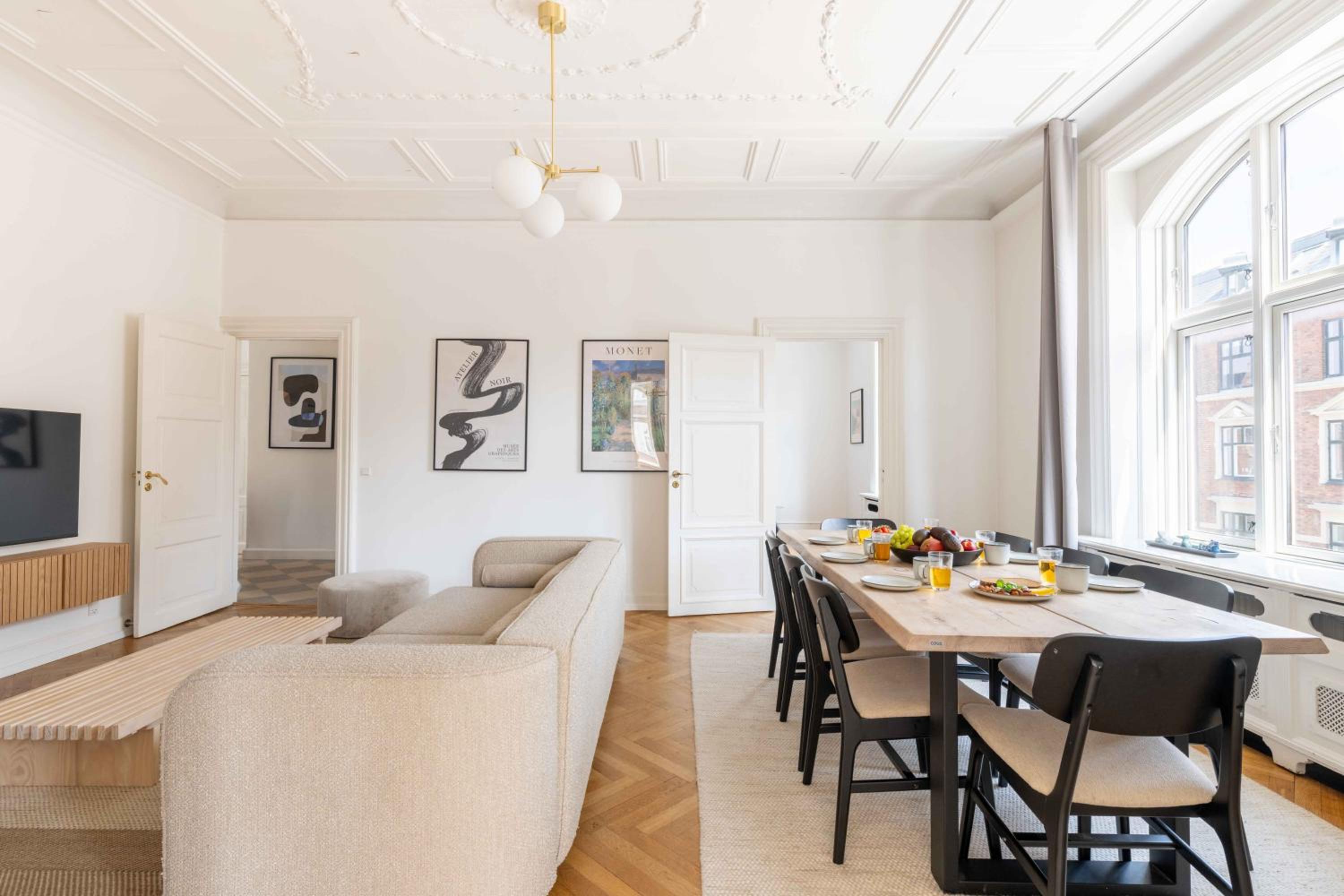 Large Flats in Central Copenhagen by Tivoli Gardens