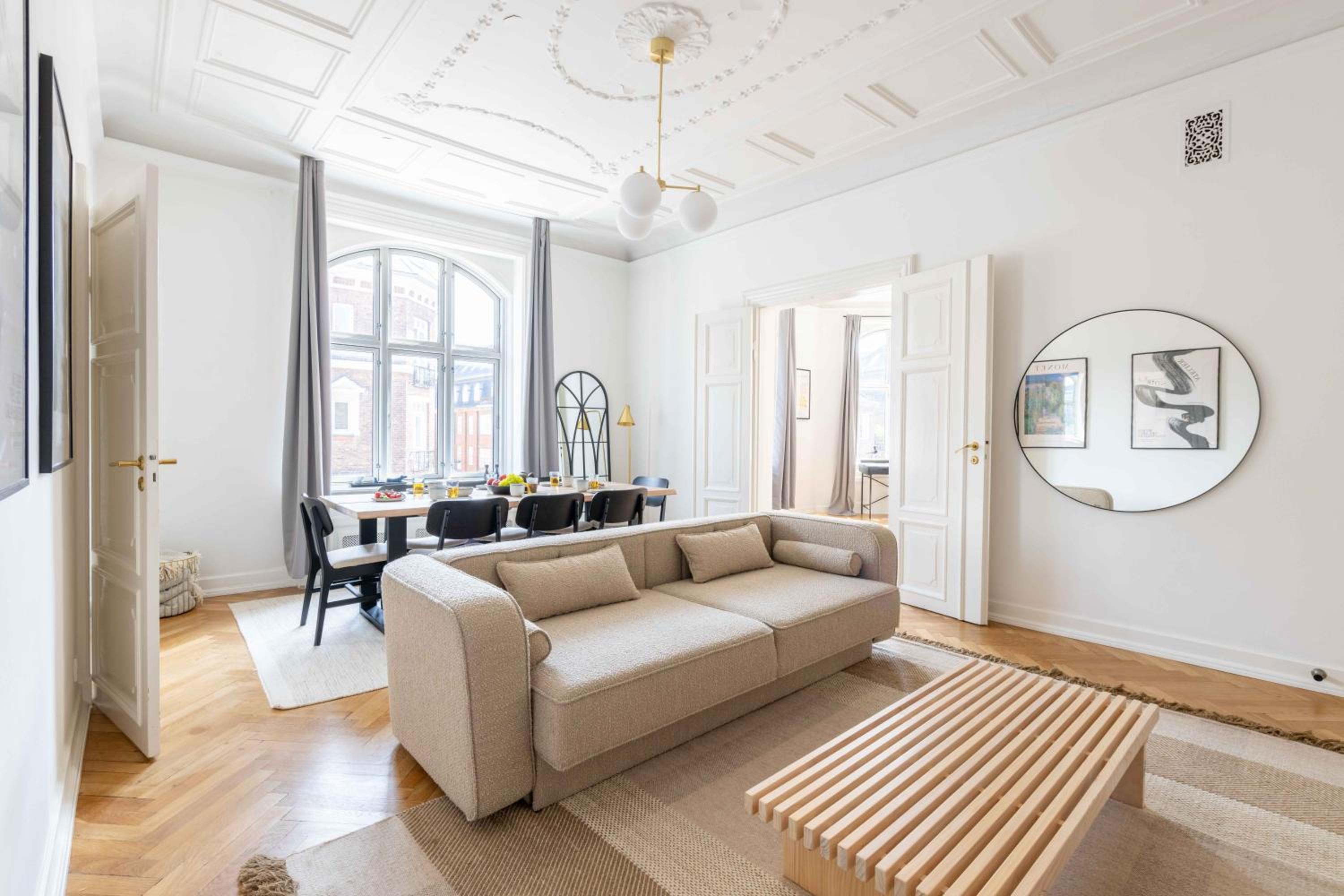 Large Flats in Central Copenhagen by Tivoli Gardens