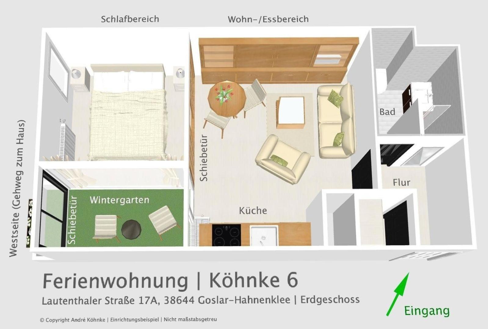 Komfortfewo Für 2 Personen Mit Wintergarten