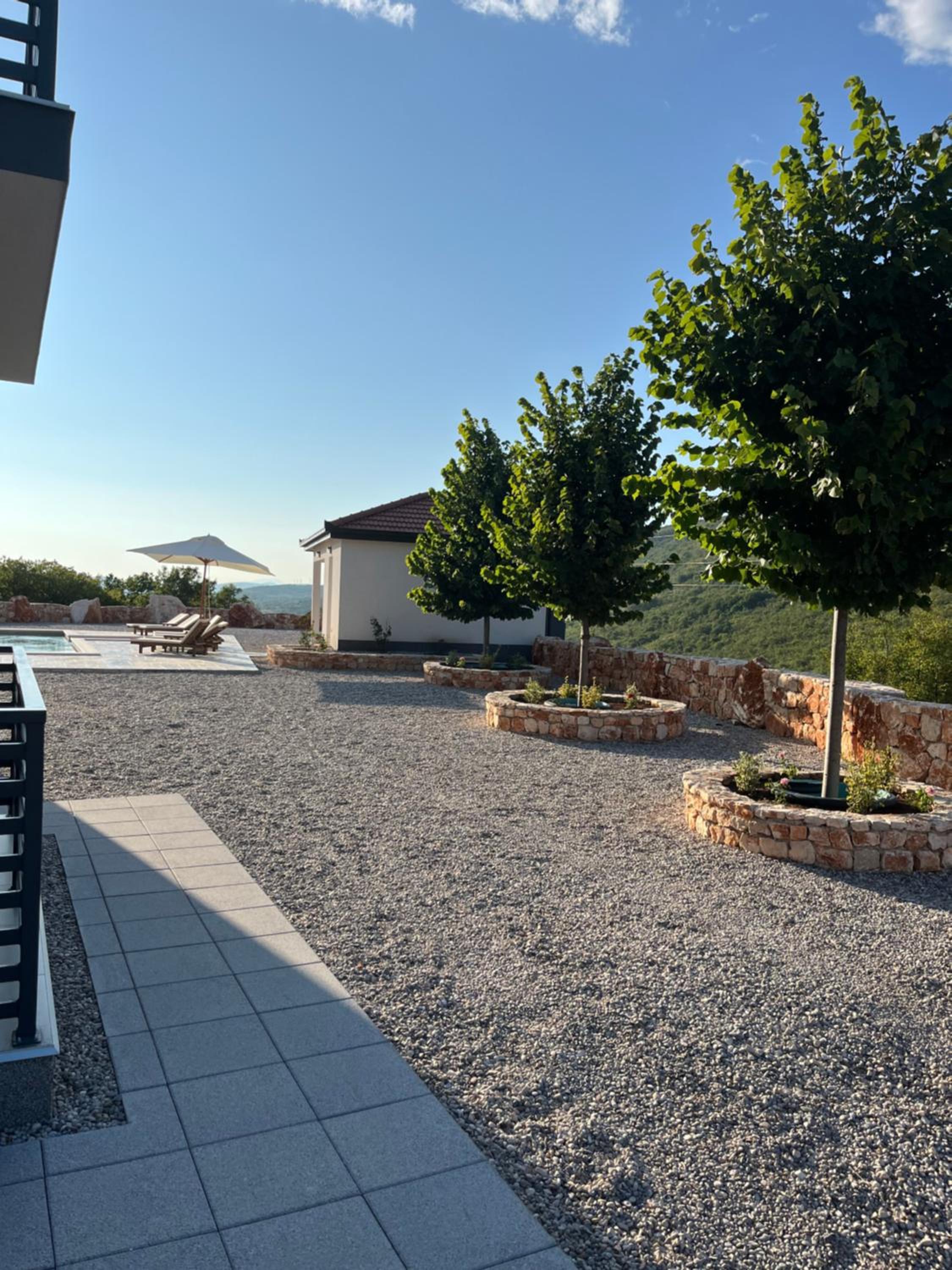 Vila Agape with a pool, football and tennis court