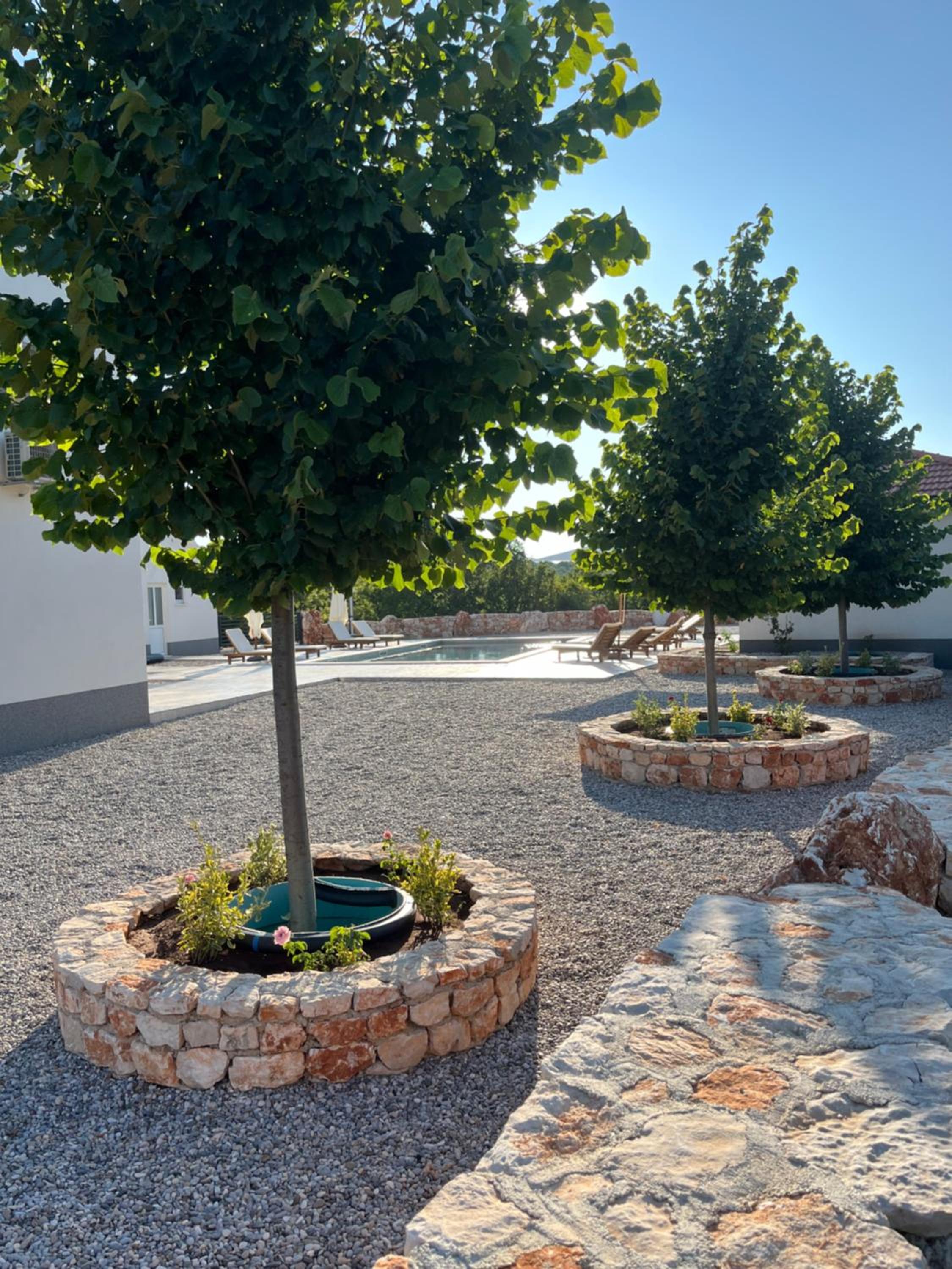 Vila Agape with a pool, football and tennis court