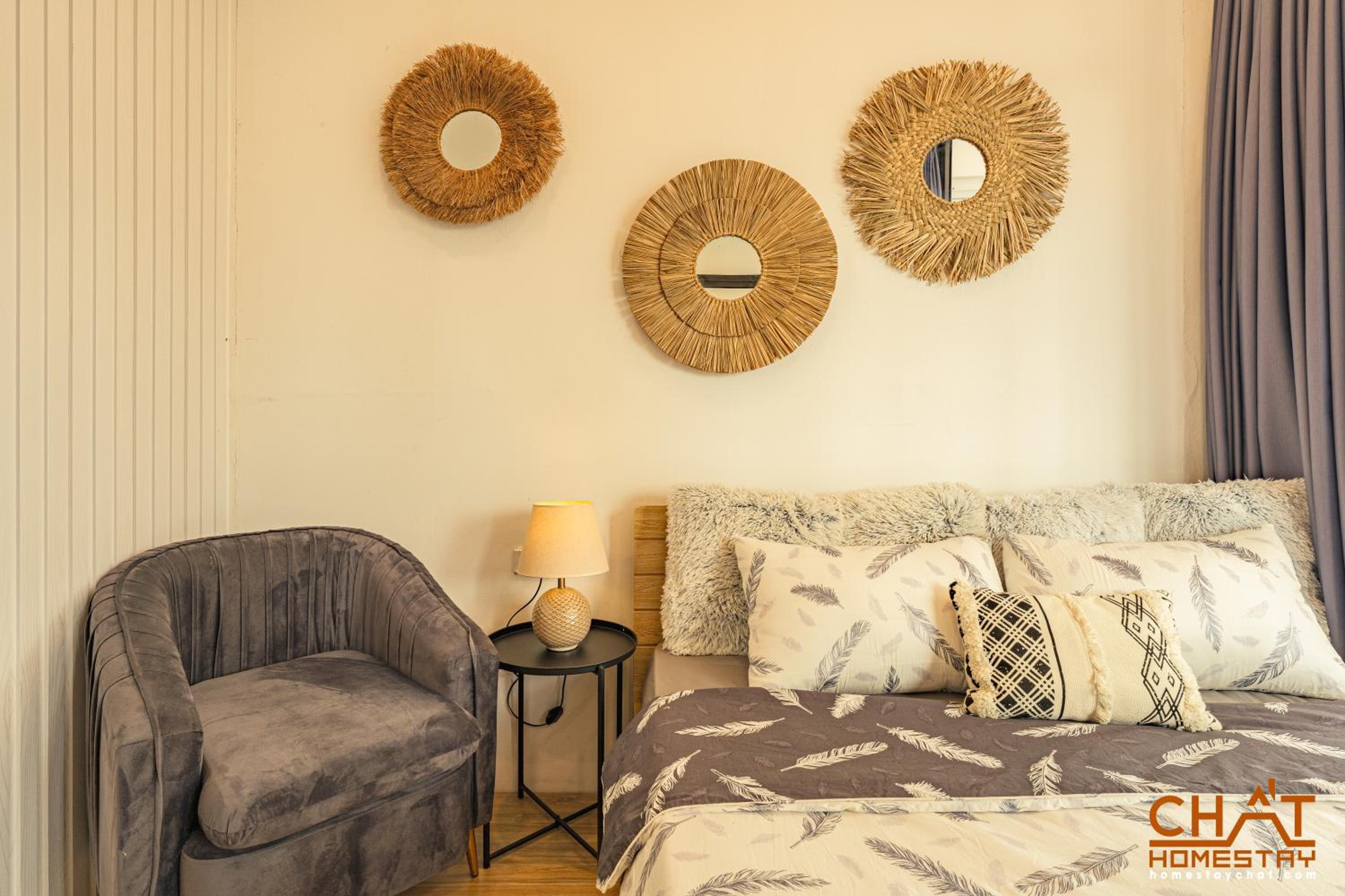 HomestayCHAT-PeacefulCorner62-1Bedroom-Projector-FreeWasher