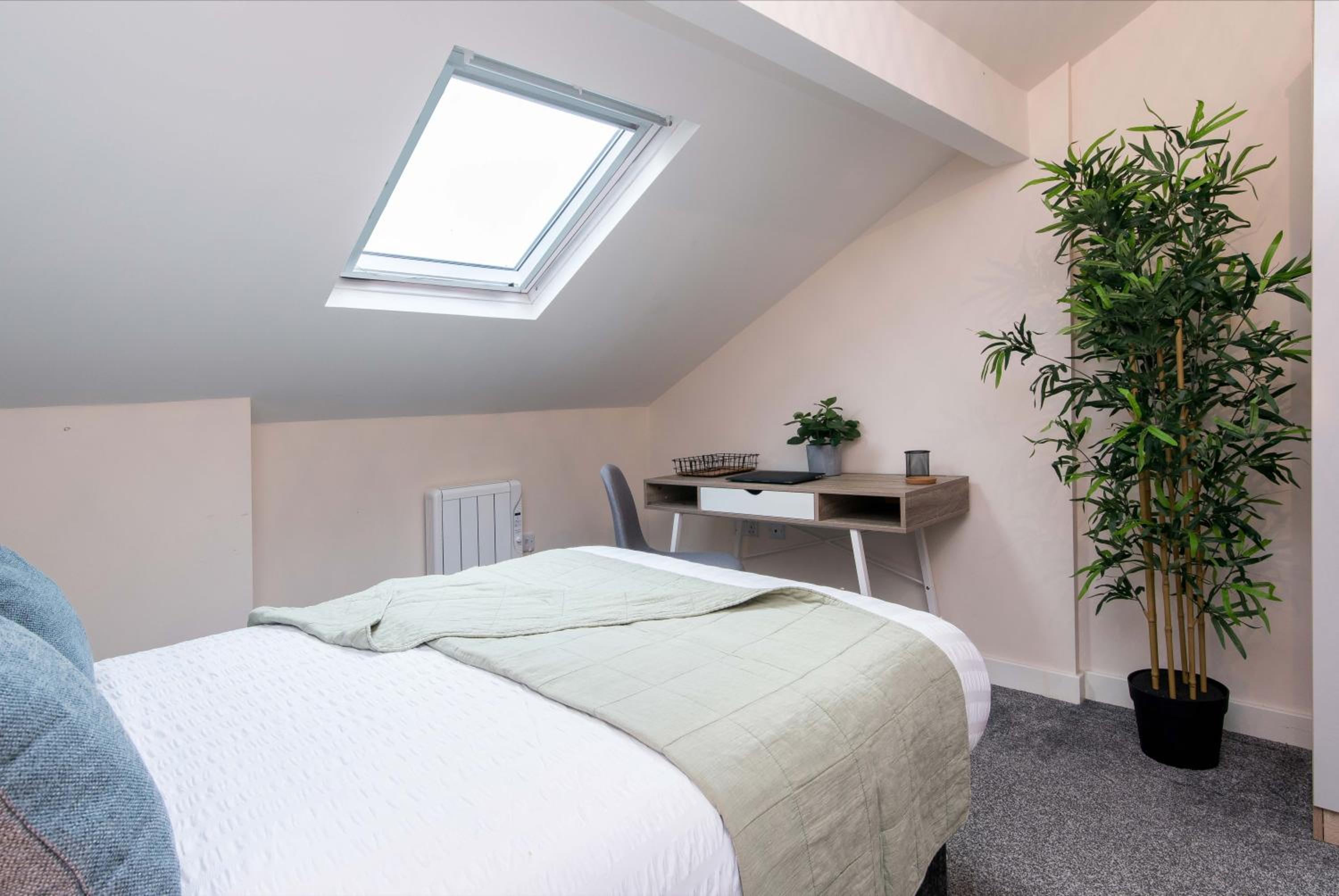 cheerful double en-suite room with free wifi view 5