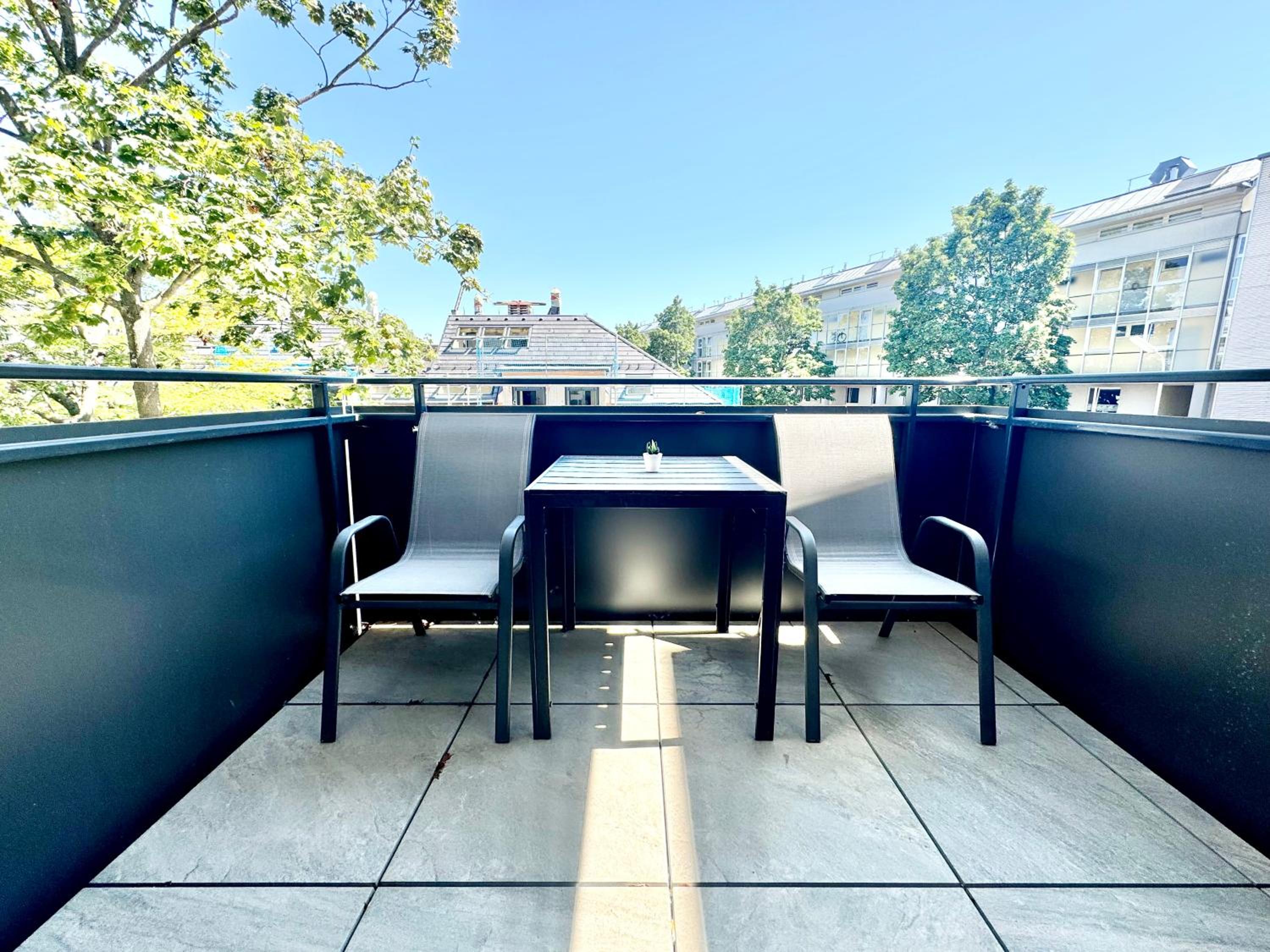 Chillige Wohnung mit Balkon