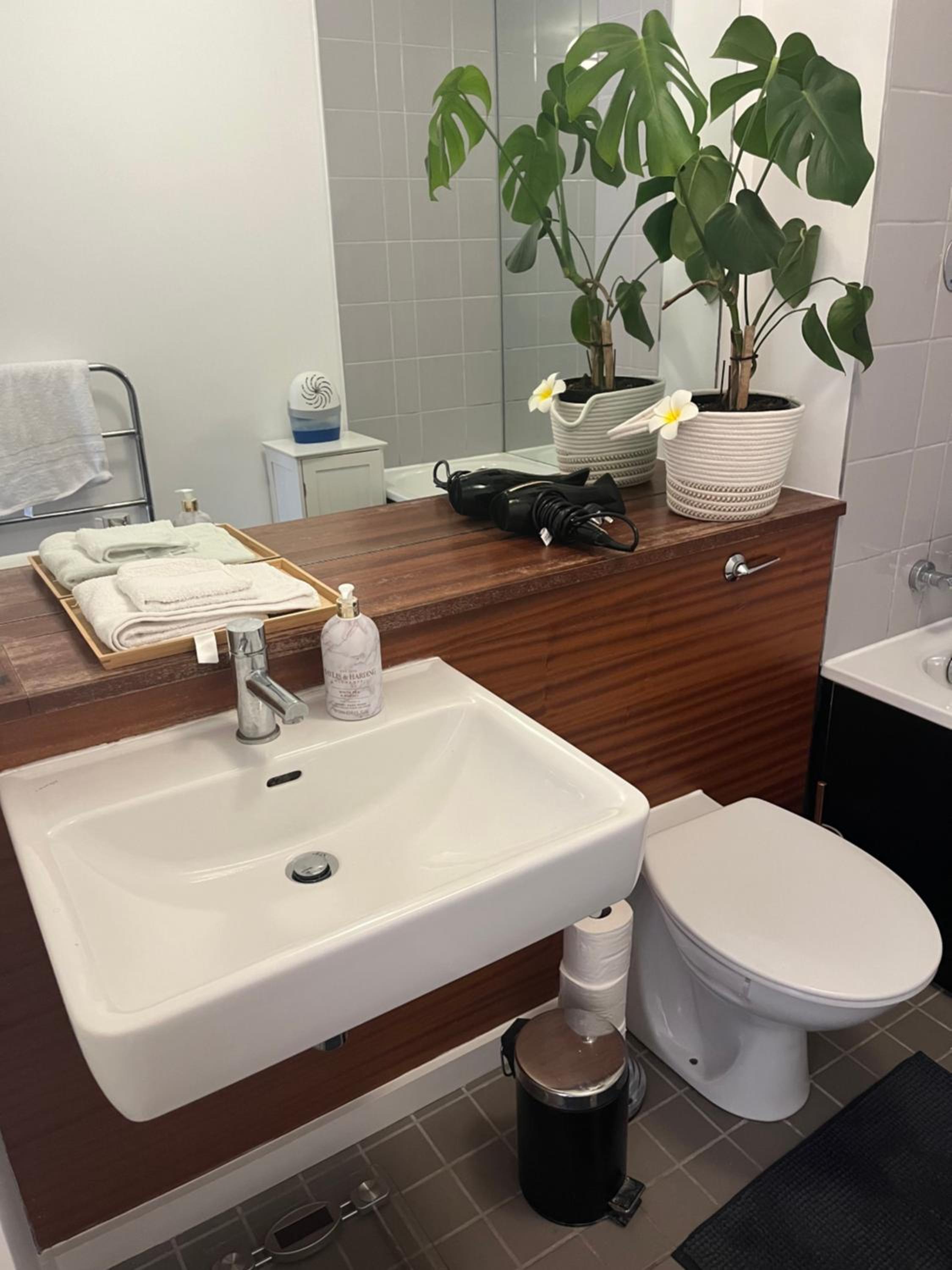 The Room King Size Bed and Private Bathroom