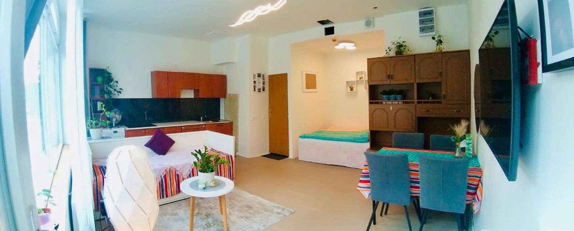 Green Studio Praha 2 l Ground floor Free PARKING