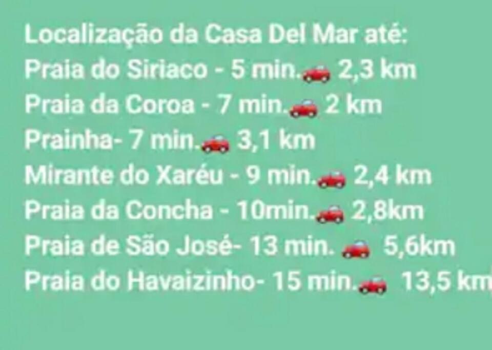 Casa Del Mar Jacarandás 5 minutos das Praias com estacionamento grátis para até 3 carros
