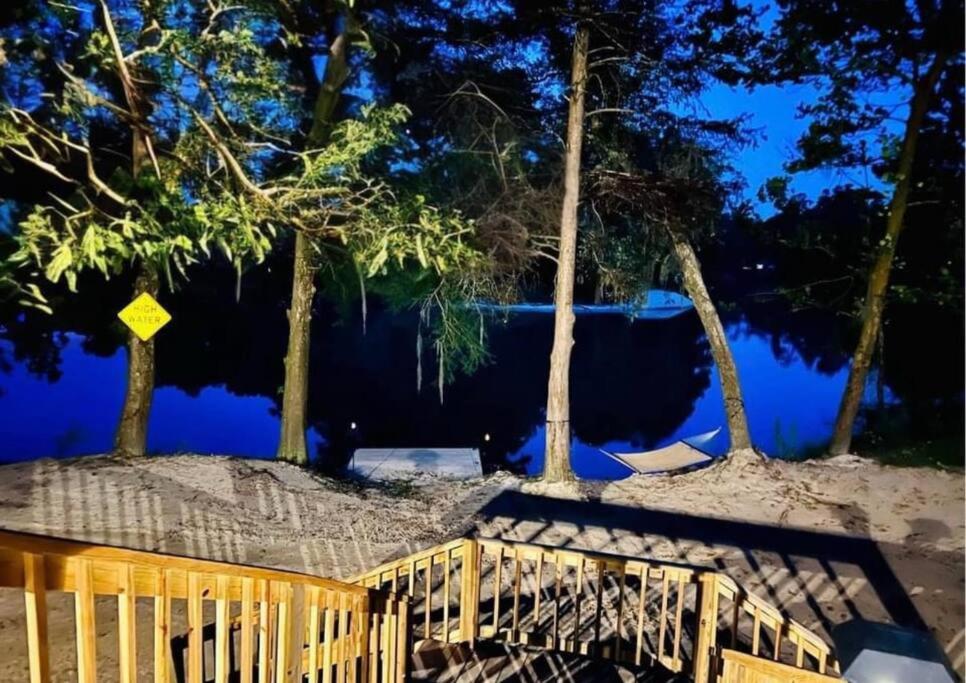 Secluded Riverside Oasis Private Deck Dock view 2