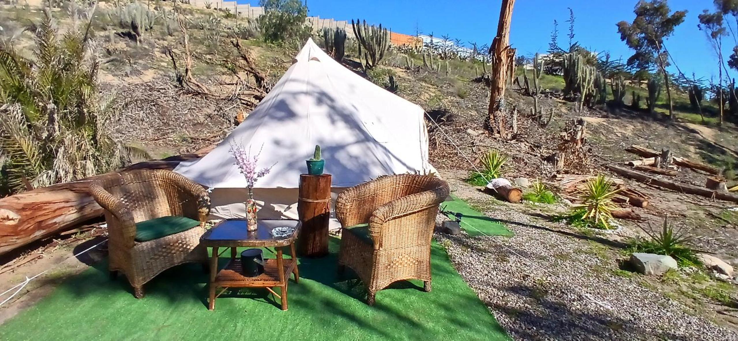 Glamping y tinajas