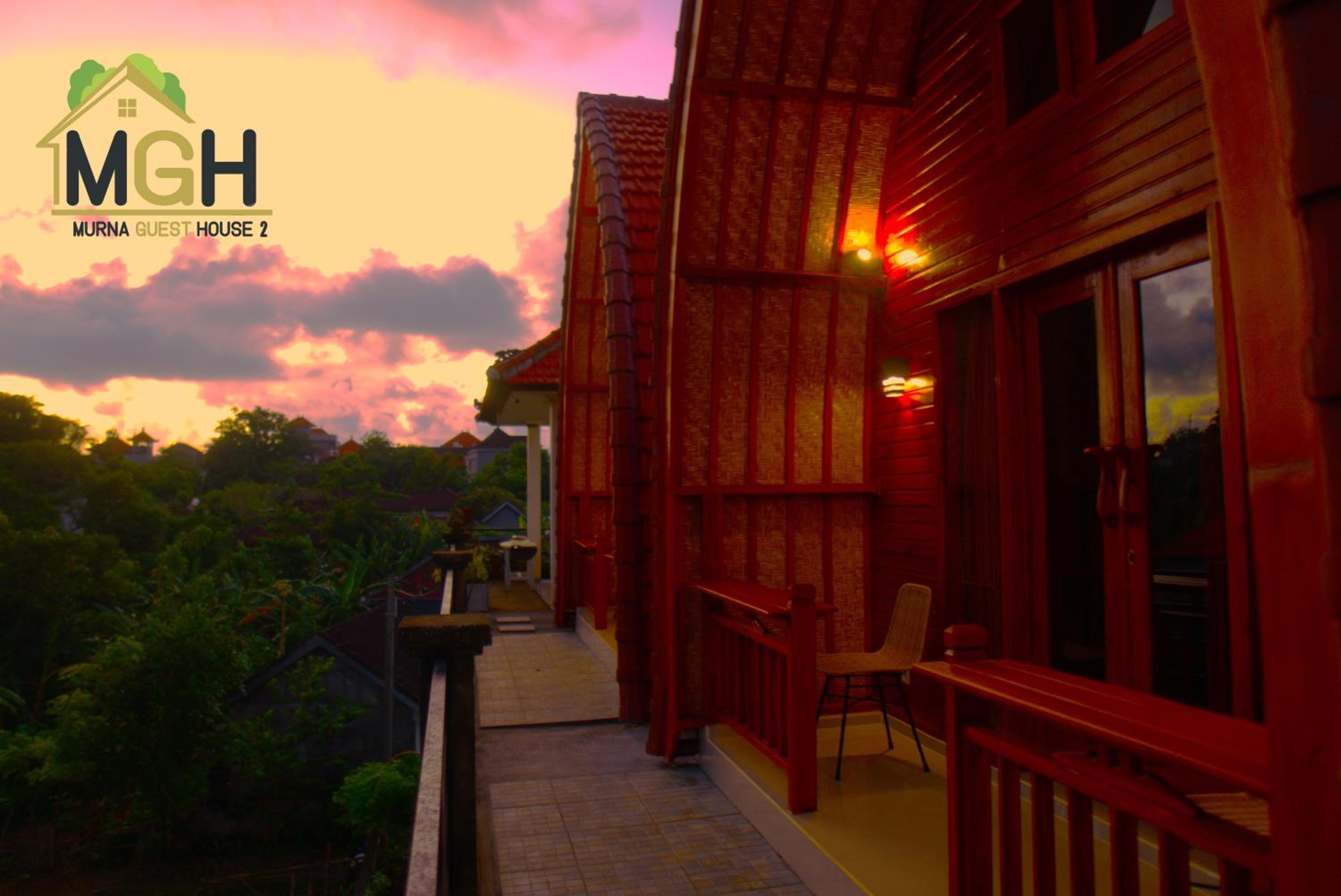 Murna House 2, Rooftop Balinese Wooden House 360 sunrise to sunset view view 3