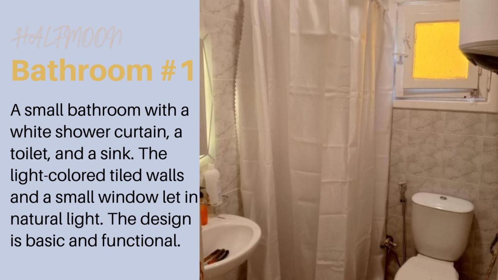 Halfmoon House- fully air-conditioned- مكيف بالكامل