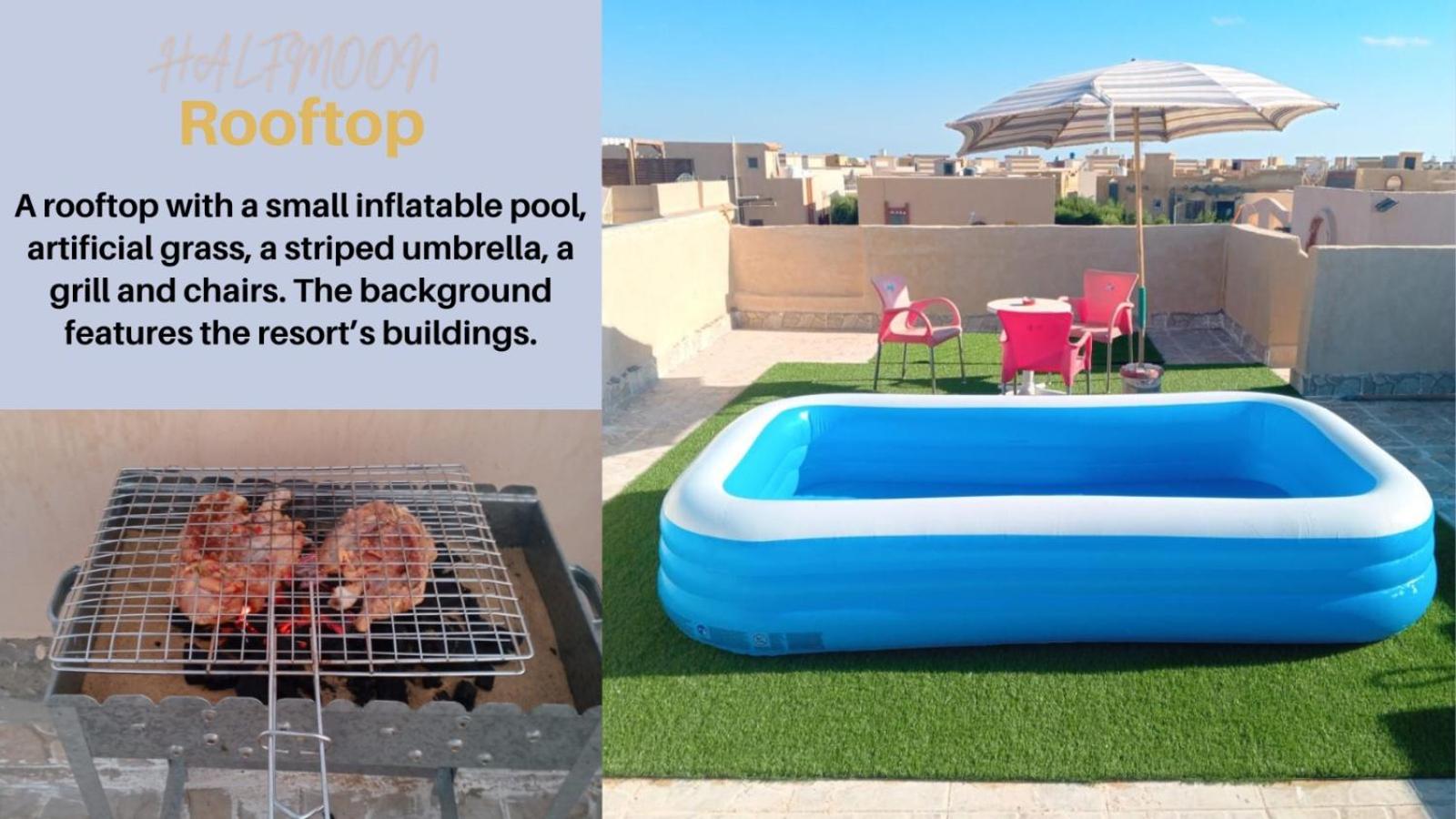 Halfmoon House- fully air-conditioned- مكيف بالكامل