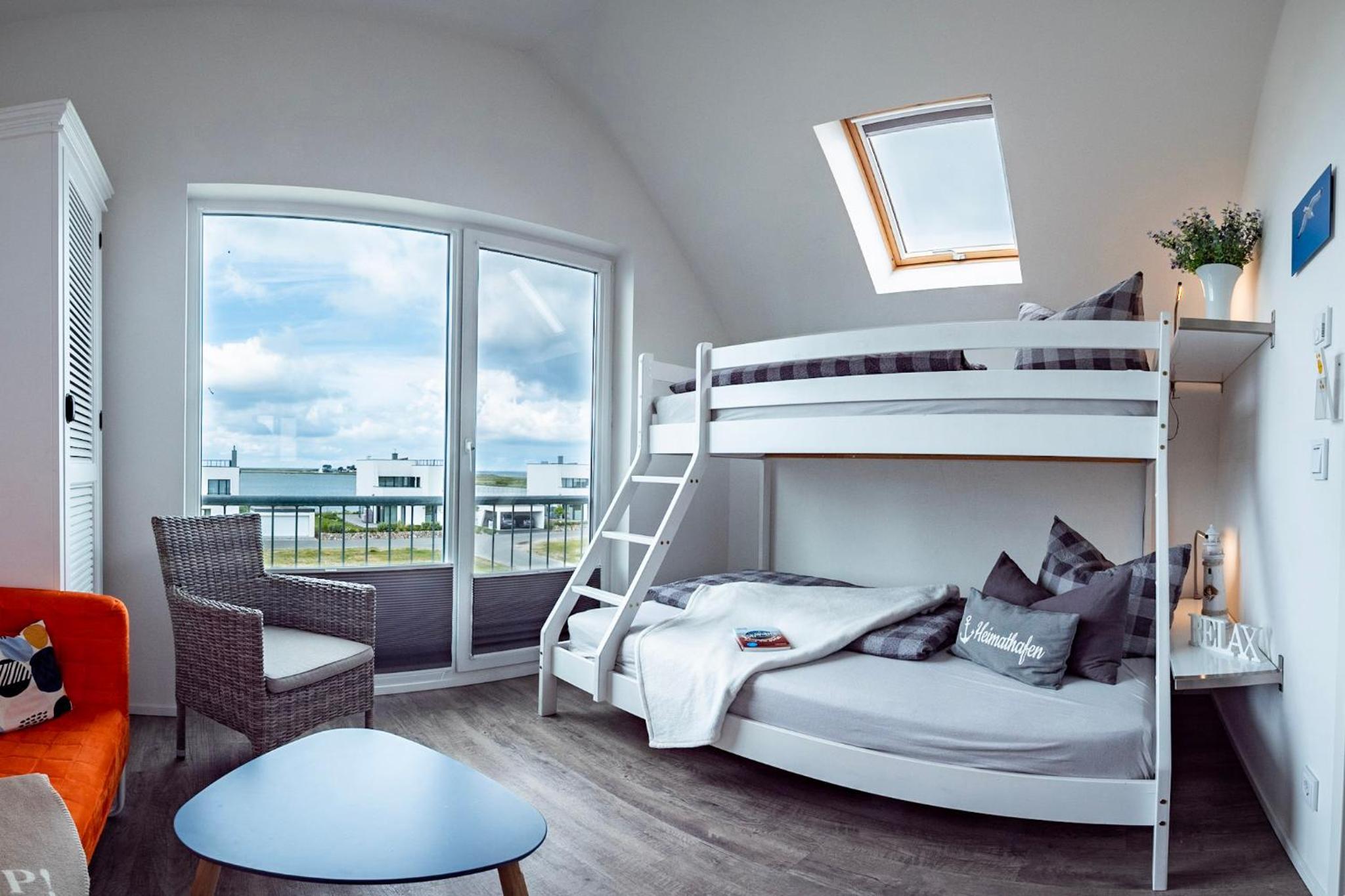 Maisonette Fewo Ostseeflair by Seeblick Ferien ORO, erste Wasserreihe, E-Säule