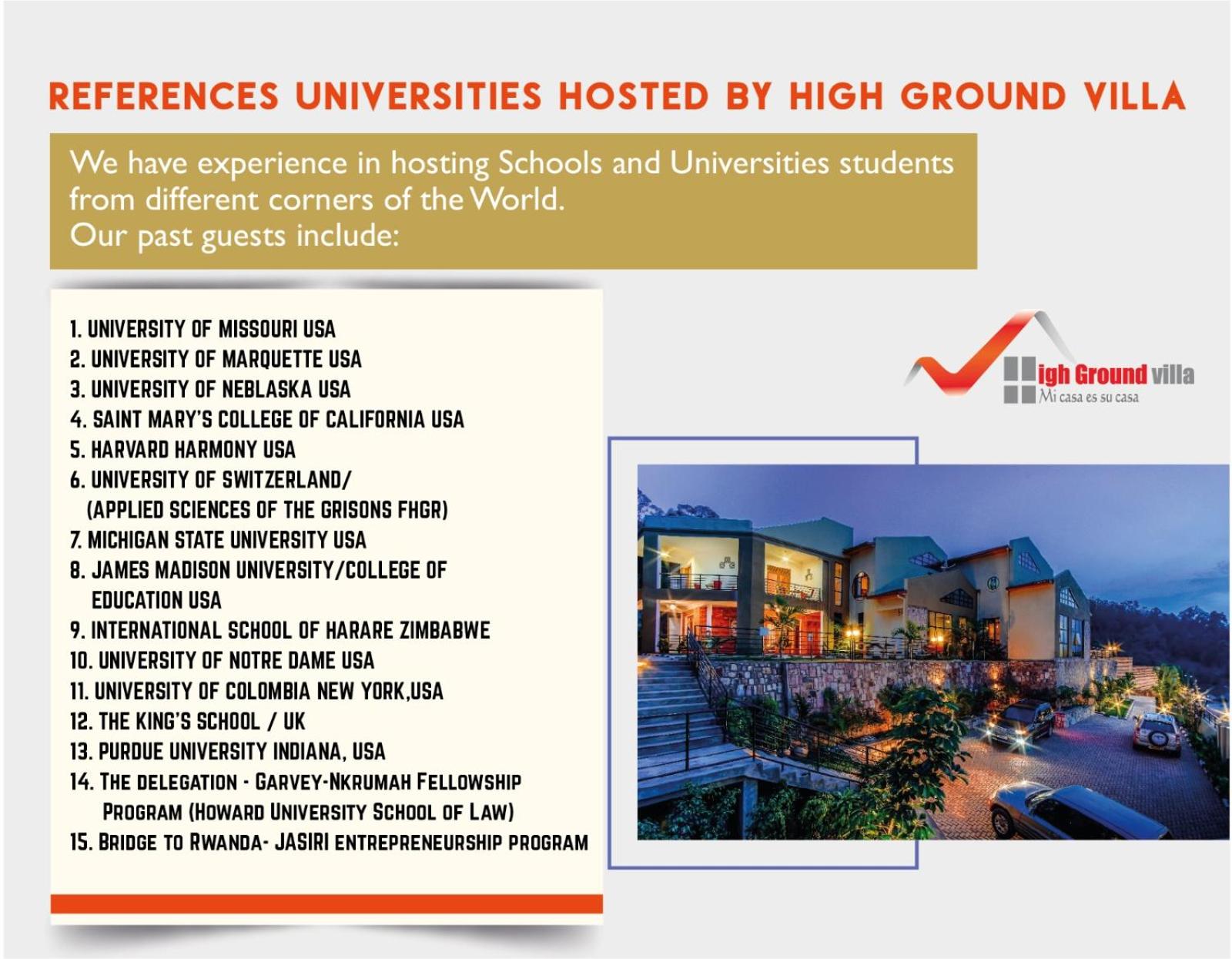 High Ground Villa Ltd