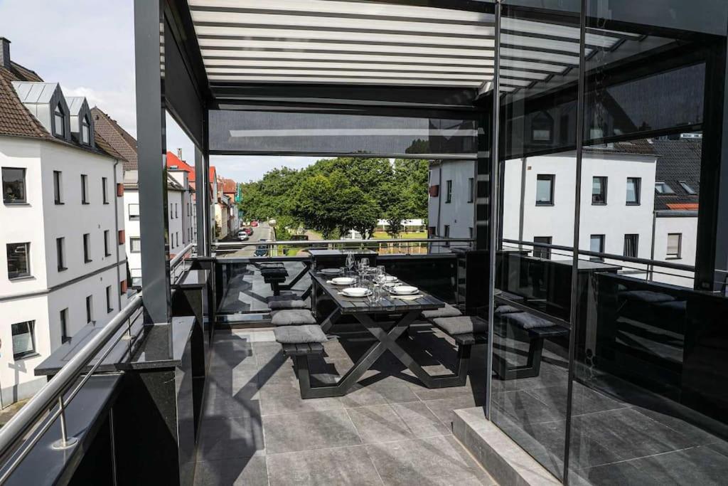 Luxus Penthouse der Superlative über 3 Etagen mit Rooftop Wellness Whirlpool im New York Style