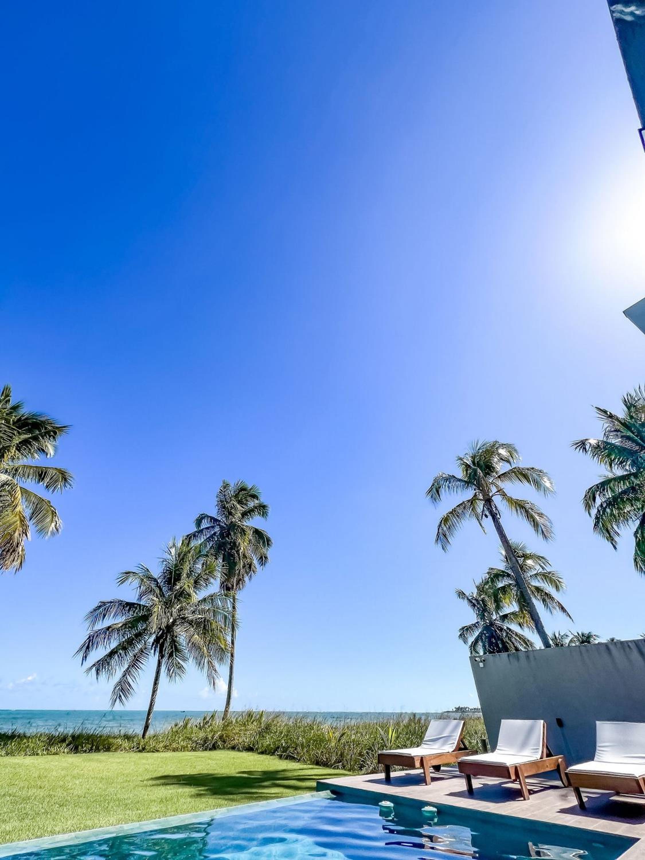 Casa Waua | PÉ NA AREIA, rooftop, borda infinita