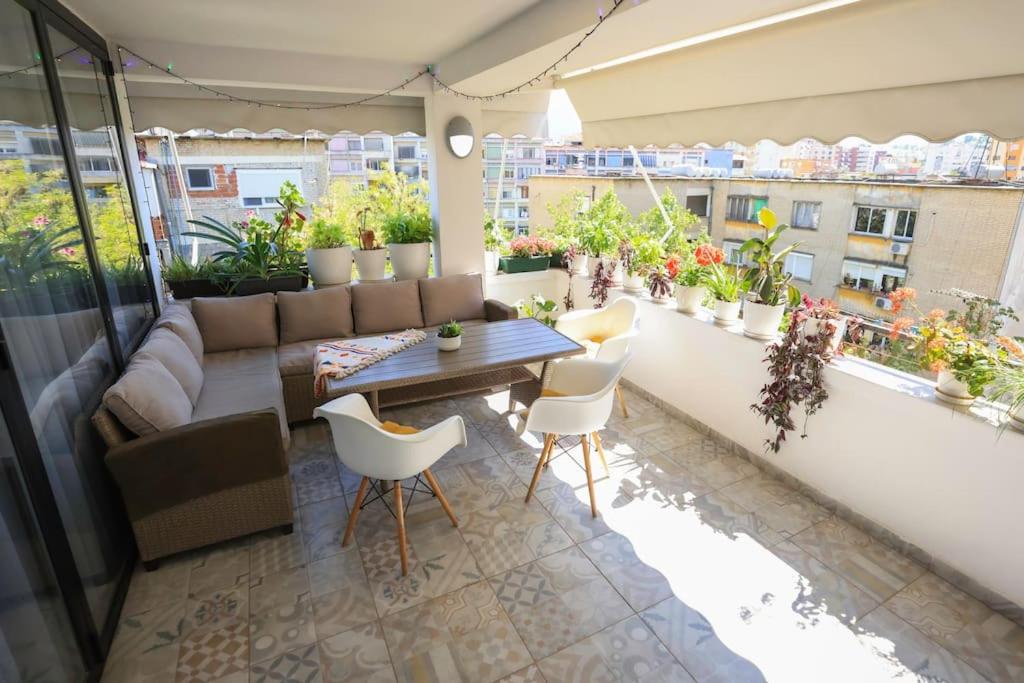 Colorful Oasis with Sunny Balcony
