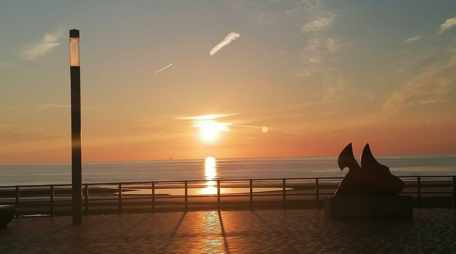 Studio Amor op het gelijkvloers met tuintje nabij strand