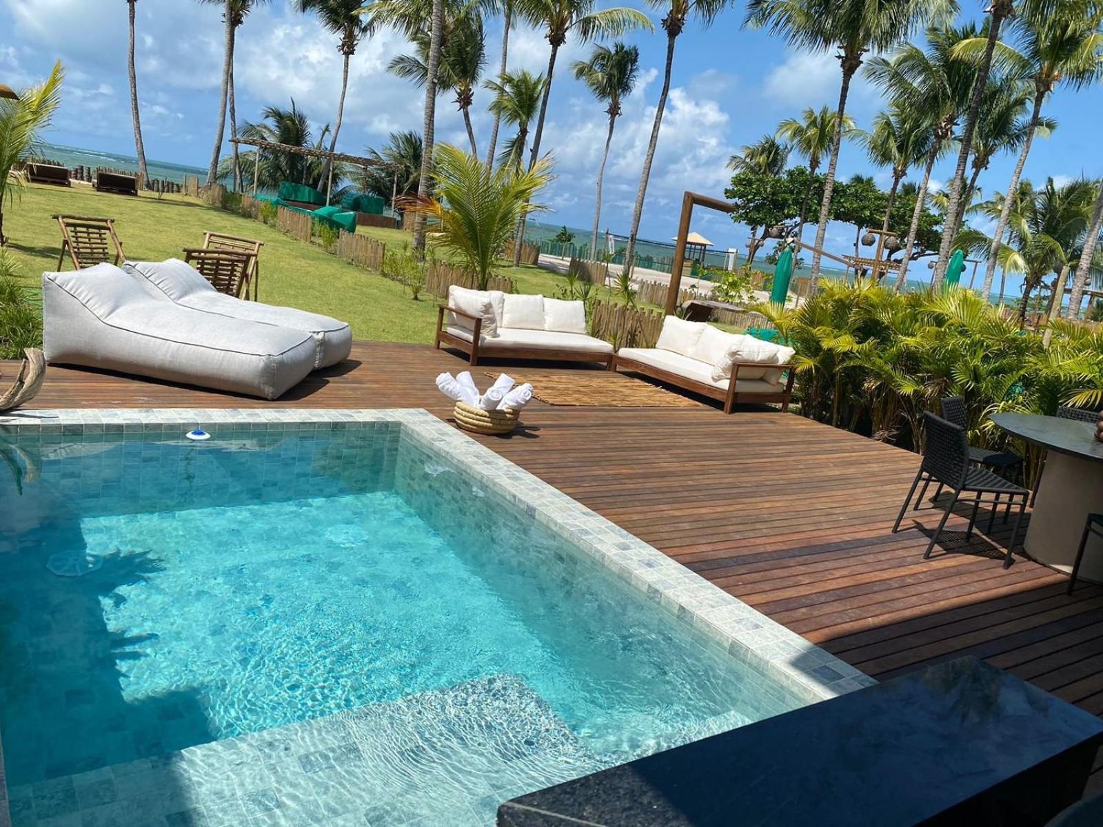 Casa AWA E07 - Milagres com Piscina à Beira-Mar