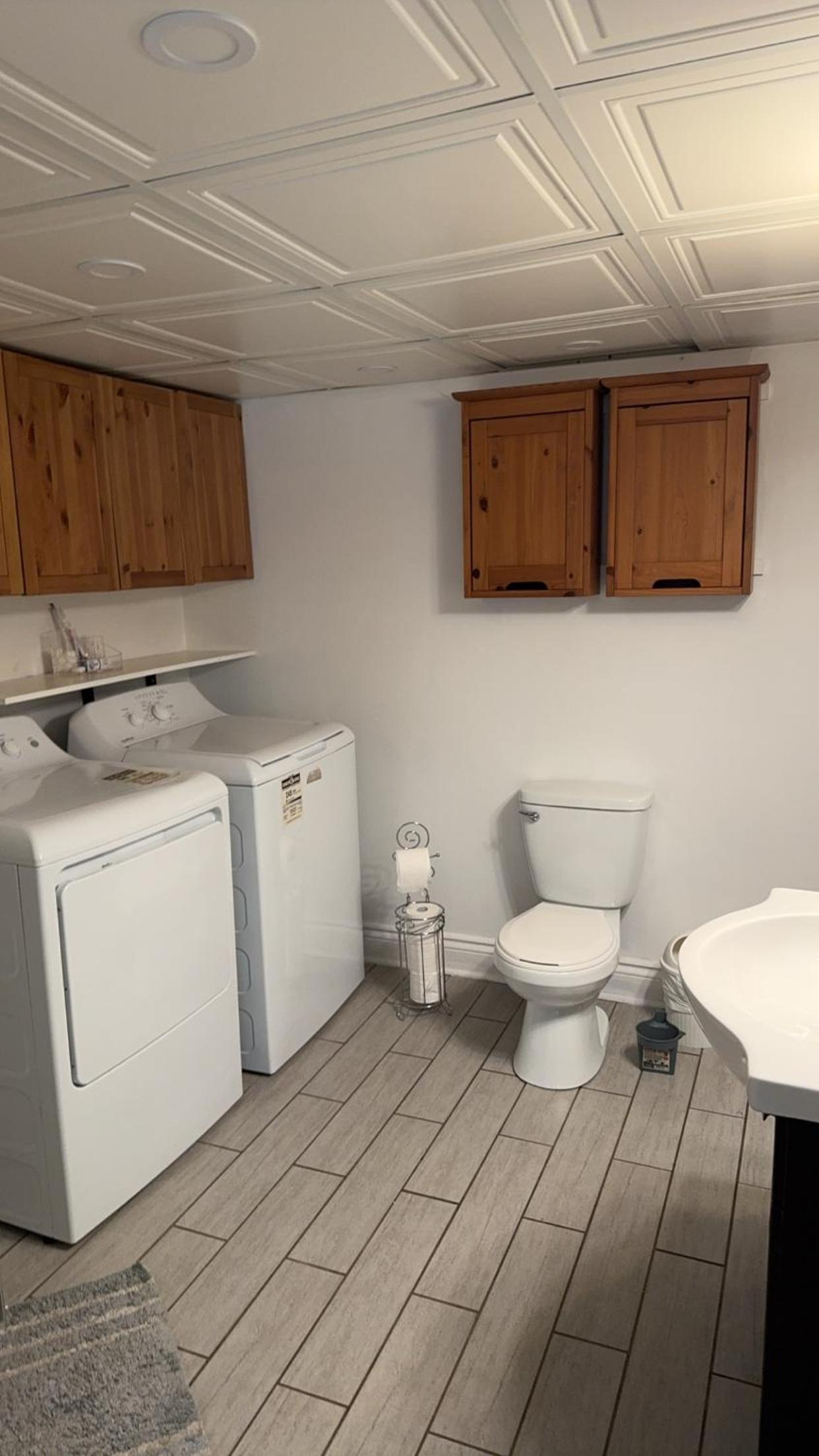 Spacious basement apartment