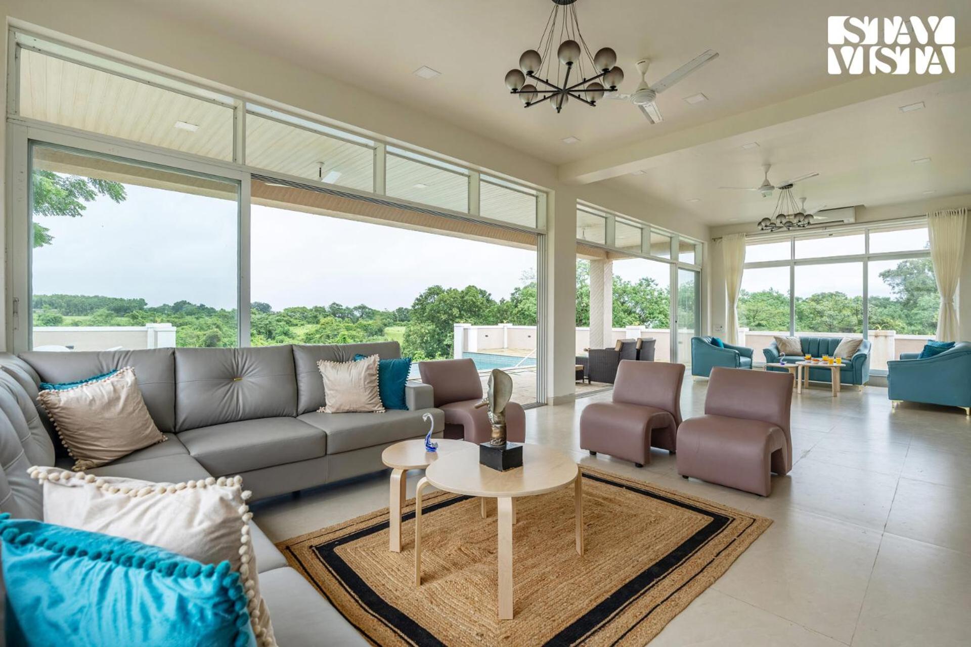 StayVista at Sunbeam Villa - Pool, WiFi & Mountain View view 4