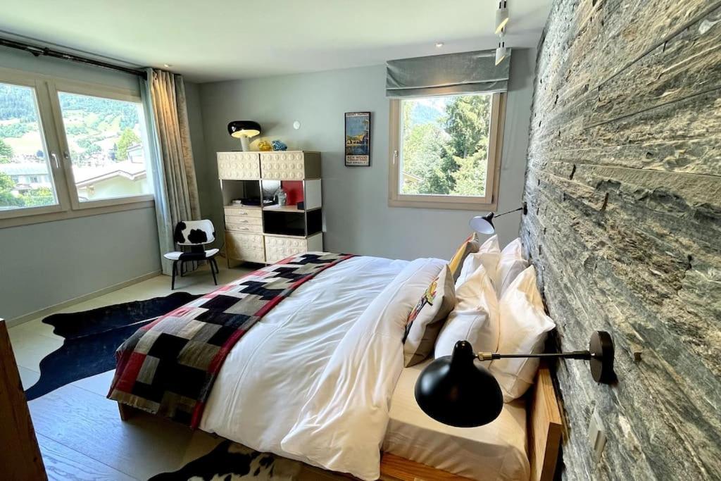 Private luxury 4 bedroom apartment in Flims Waldhaus