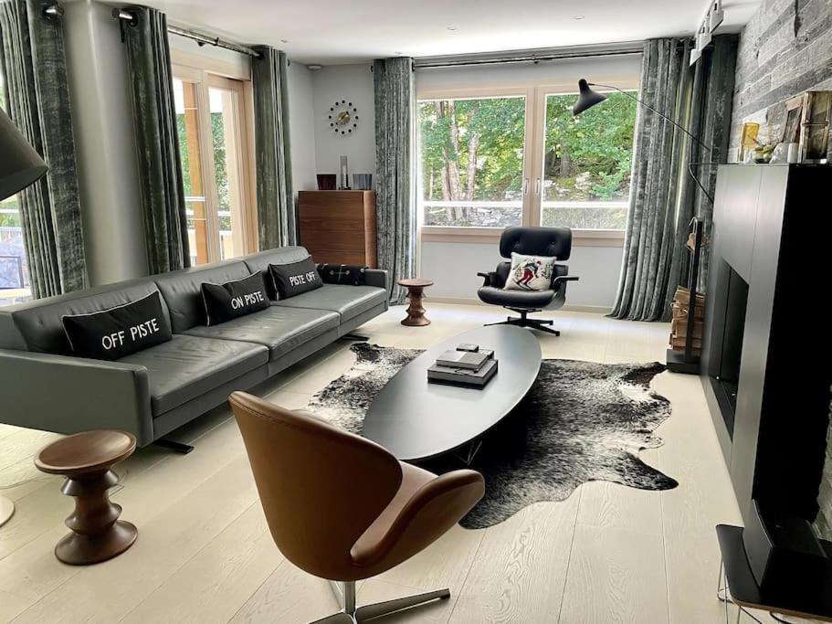 Private luxury 4 bedroom apartment in Flims Waldhaus