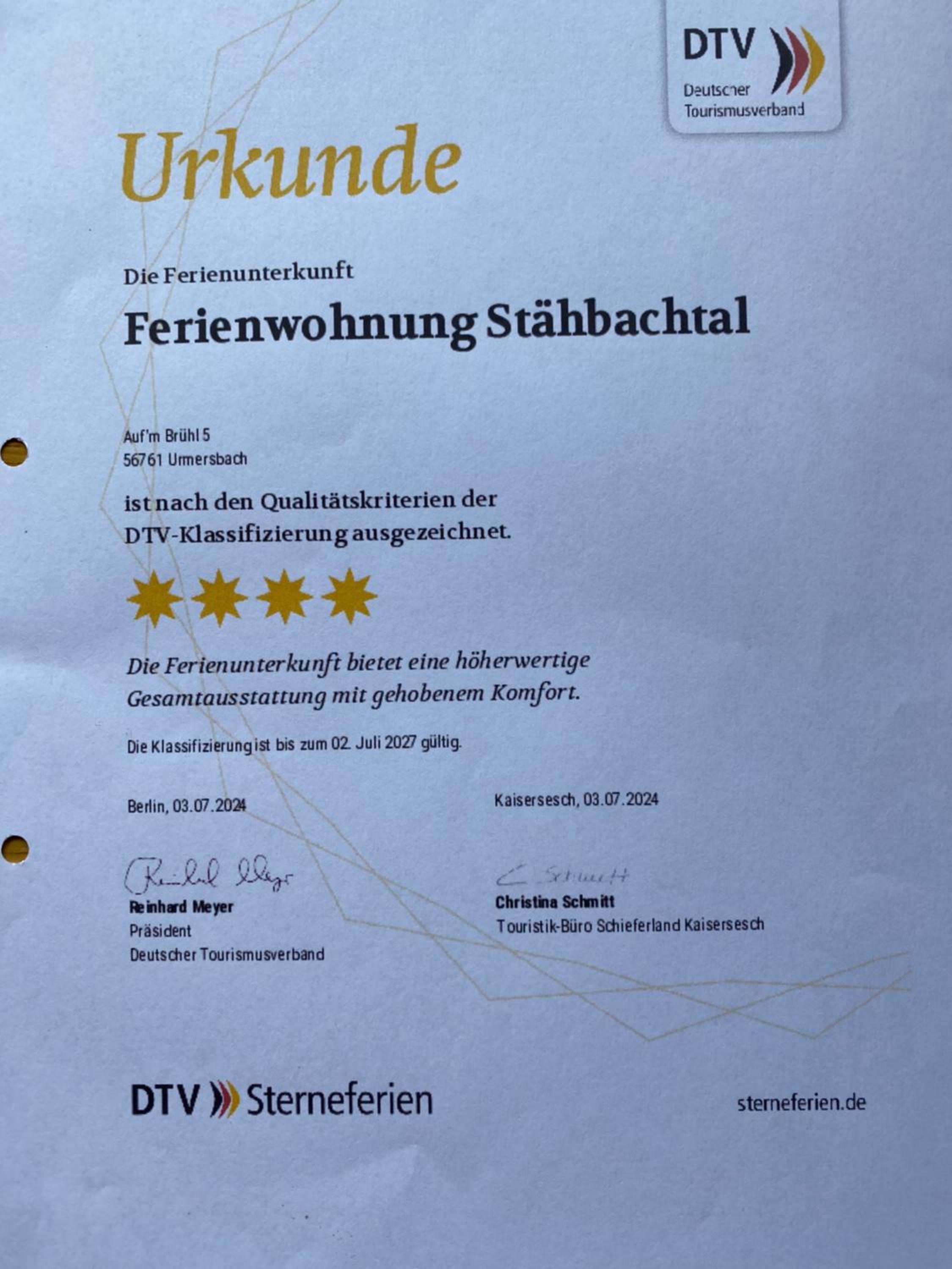 Ferienwohnung Stähbachtal
