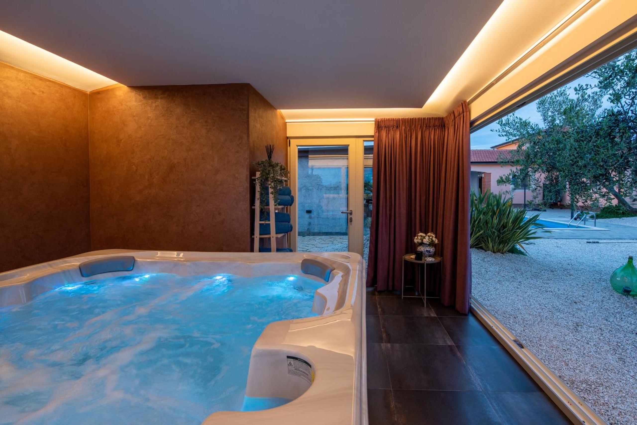 Beautiful Villa Sveta Anna with jacuzzi in Tinjan view 3