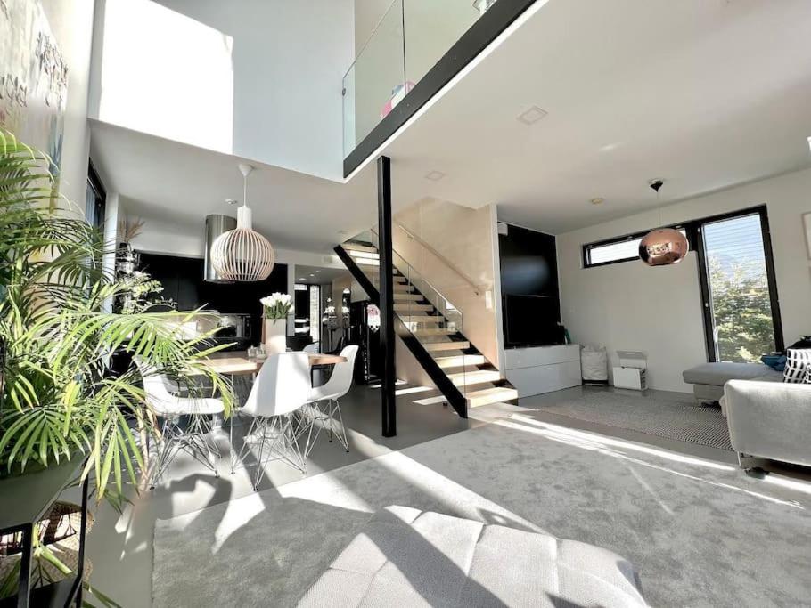 Modern house with jacuzzi