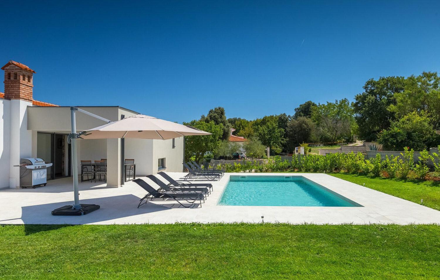 Villa Lia for 6 people near Pula with children playground and private pool view 3