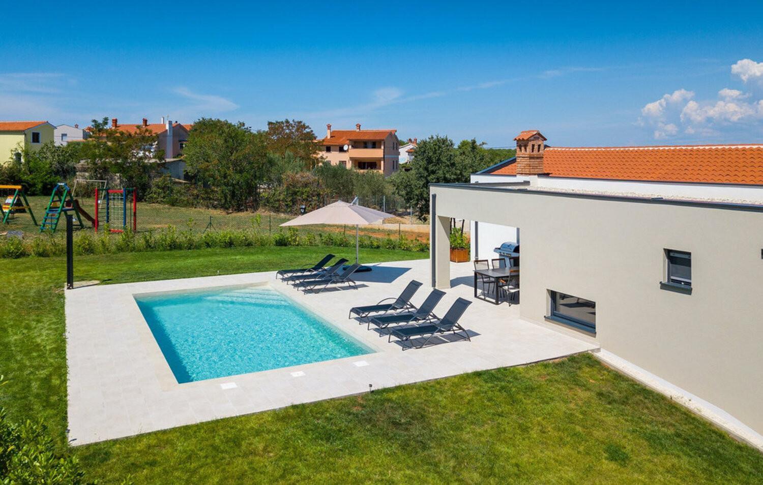 Villa Lia for 6 people near Pula with children playground and private pool view 5