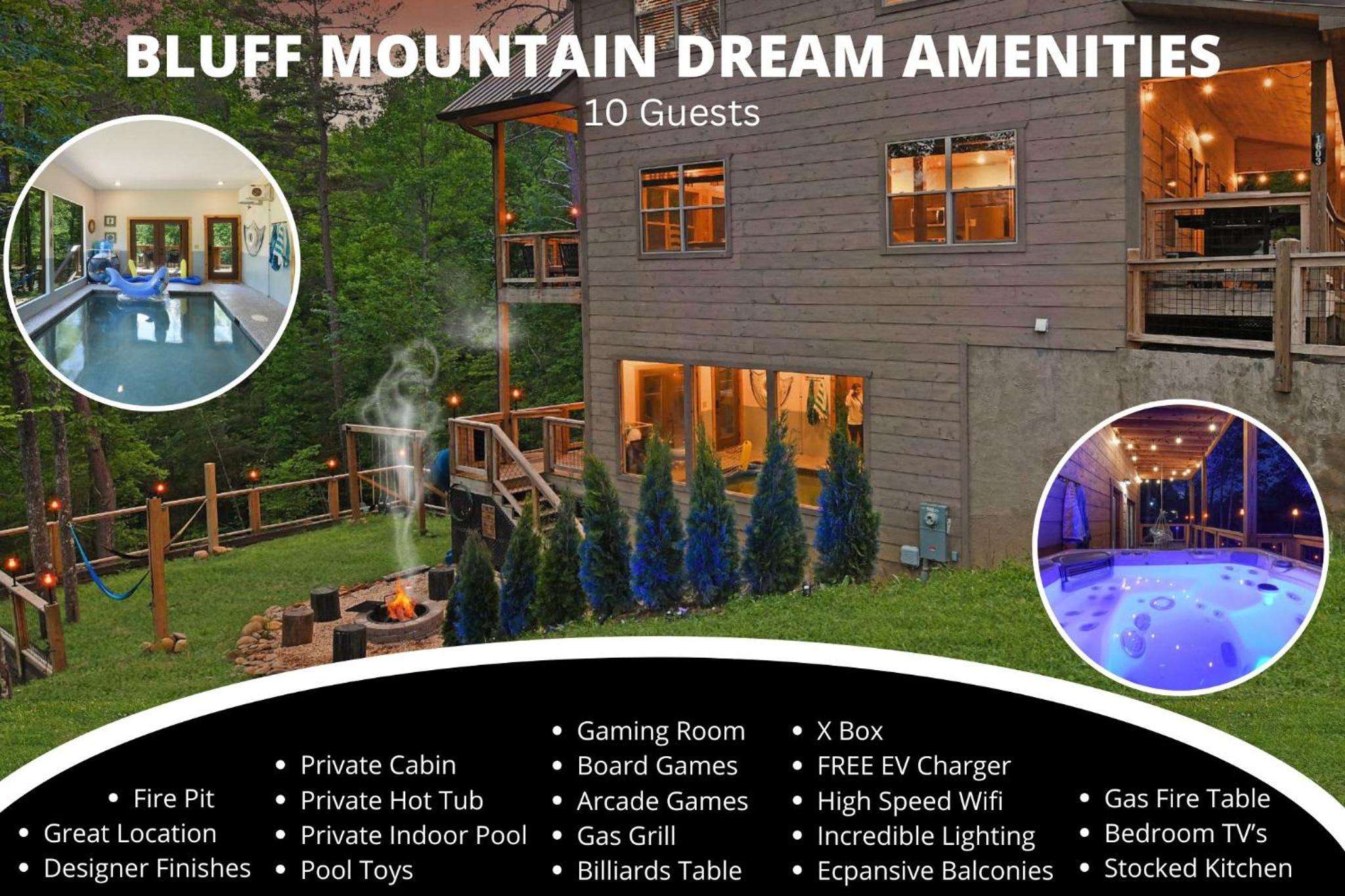 Heated Indoor Pool Theater Outdoors Gameroom view 4