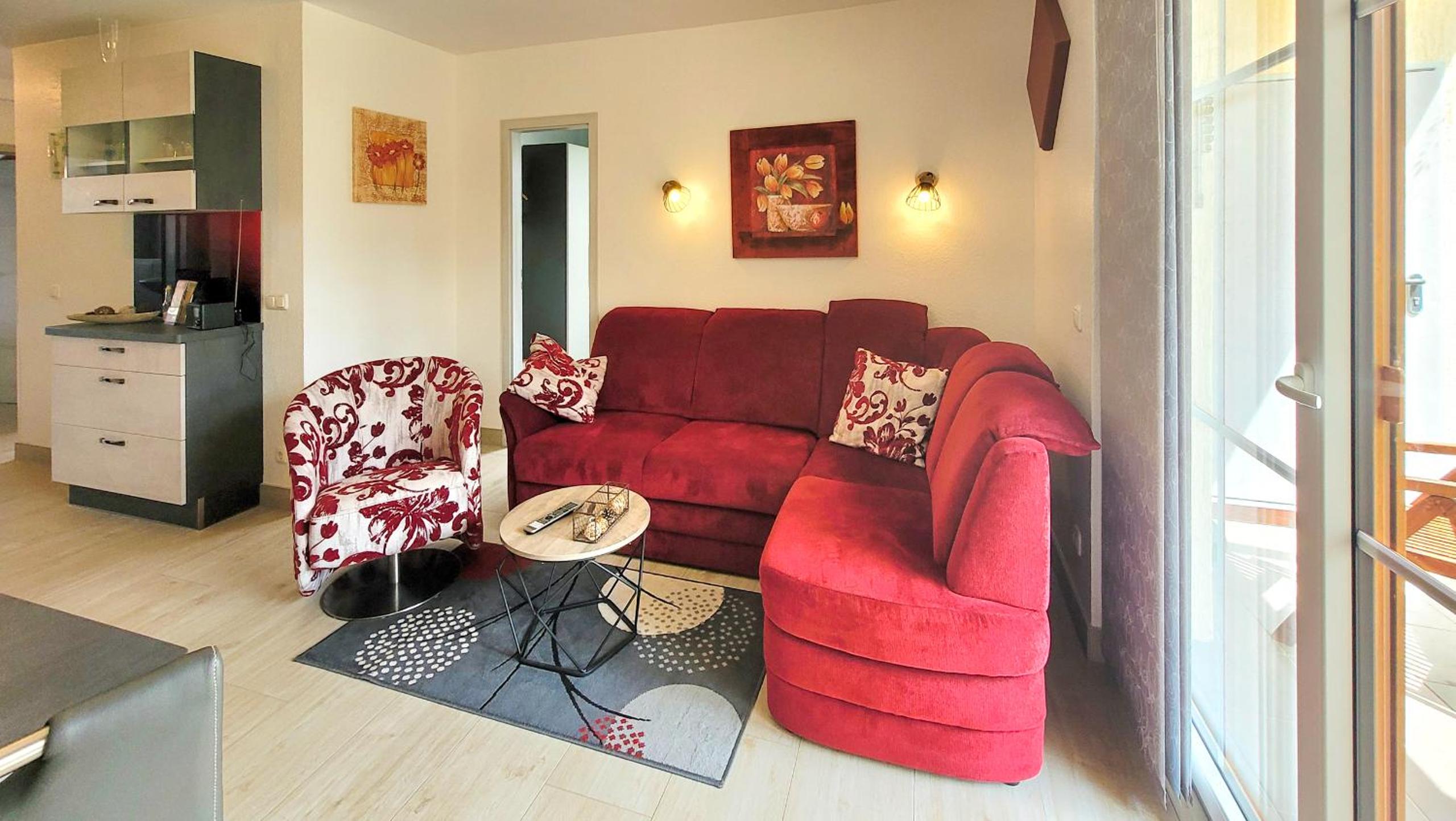 Ferienwohnung Gartentraum mit tollem Rasengarten