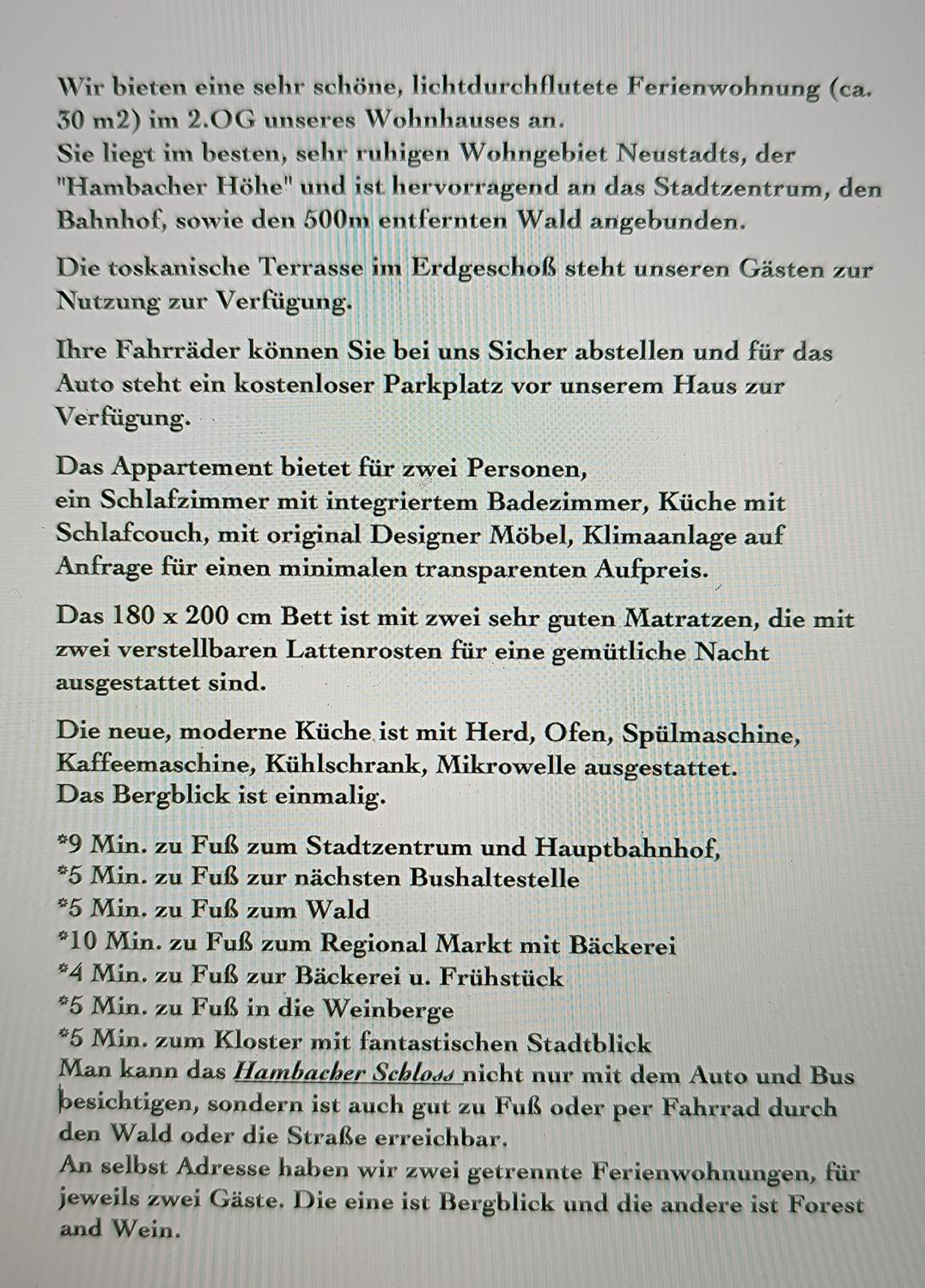 Ferienwohnung Bergblick