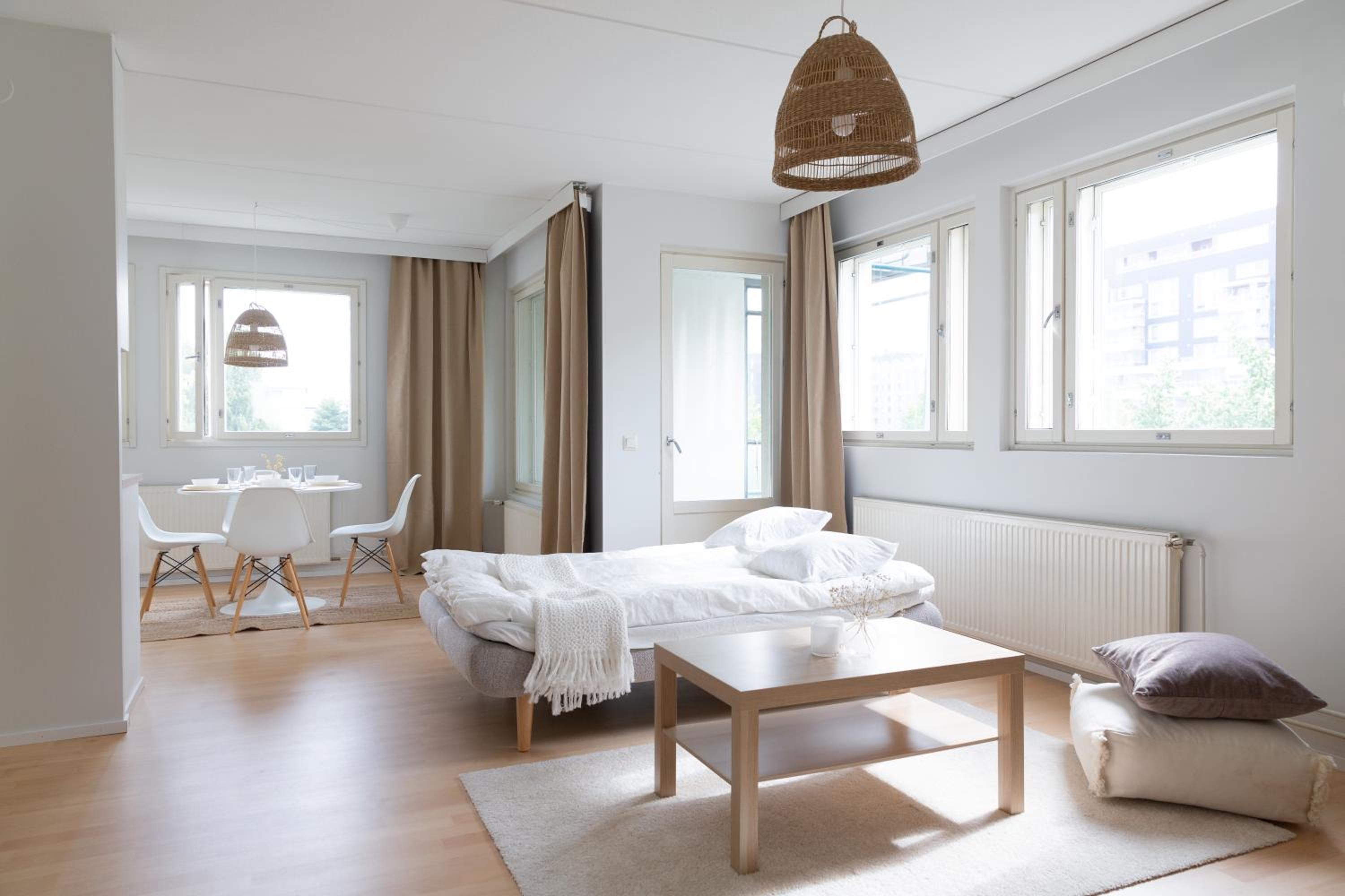 Stylish 66m2 apartment with private sauna and balcony view 5