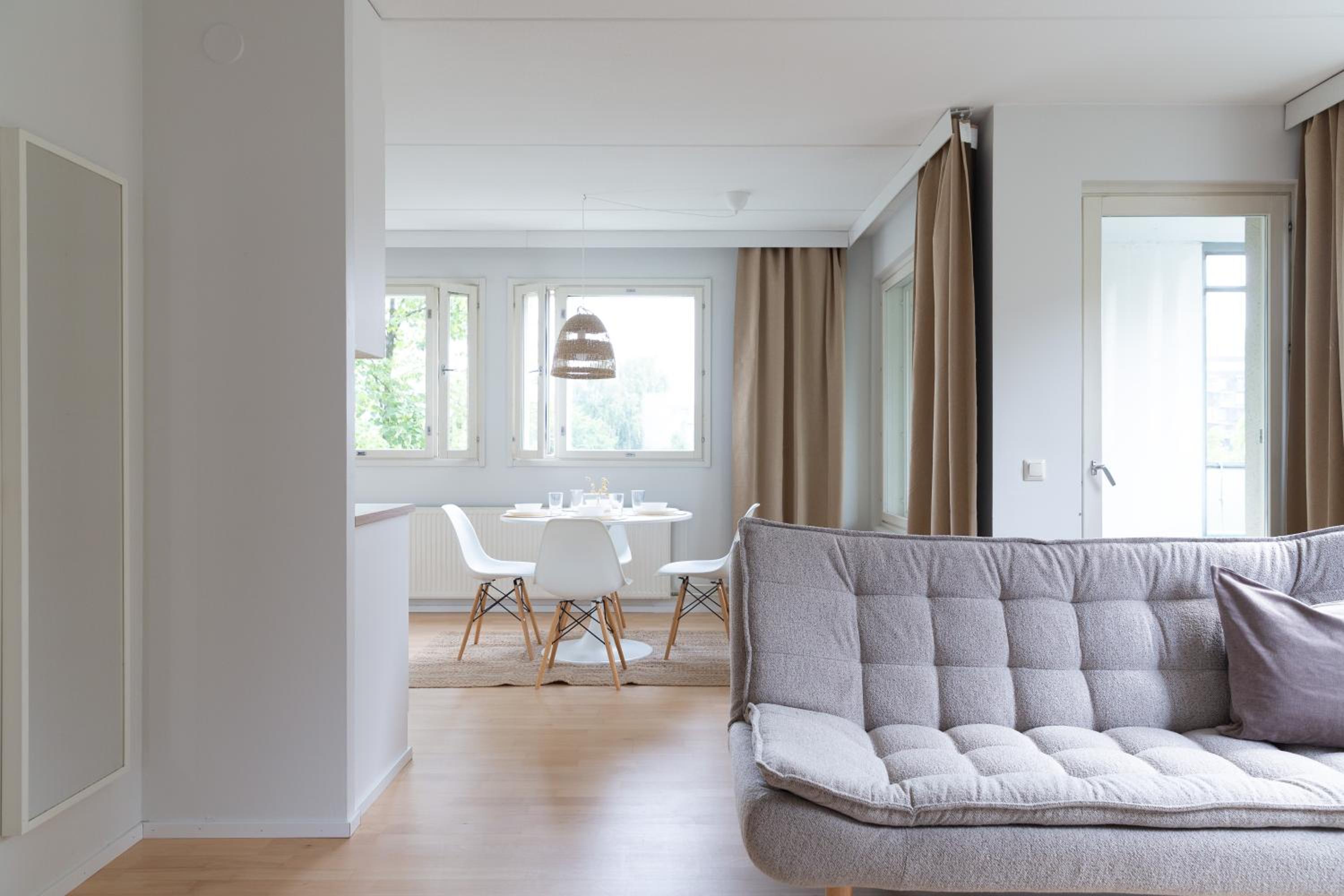Stylish 66m2 apartment with private sauna and balcony view 2