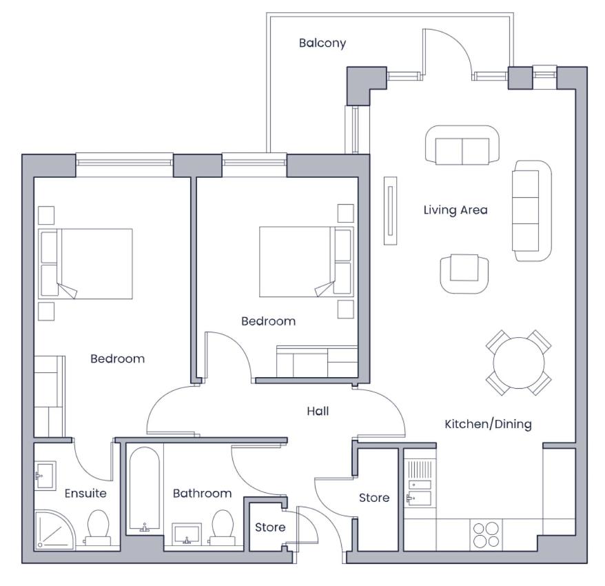 WIshie Homes- Family Apt near Luas