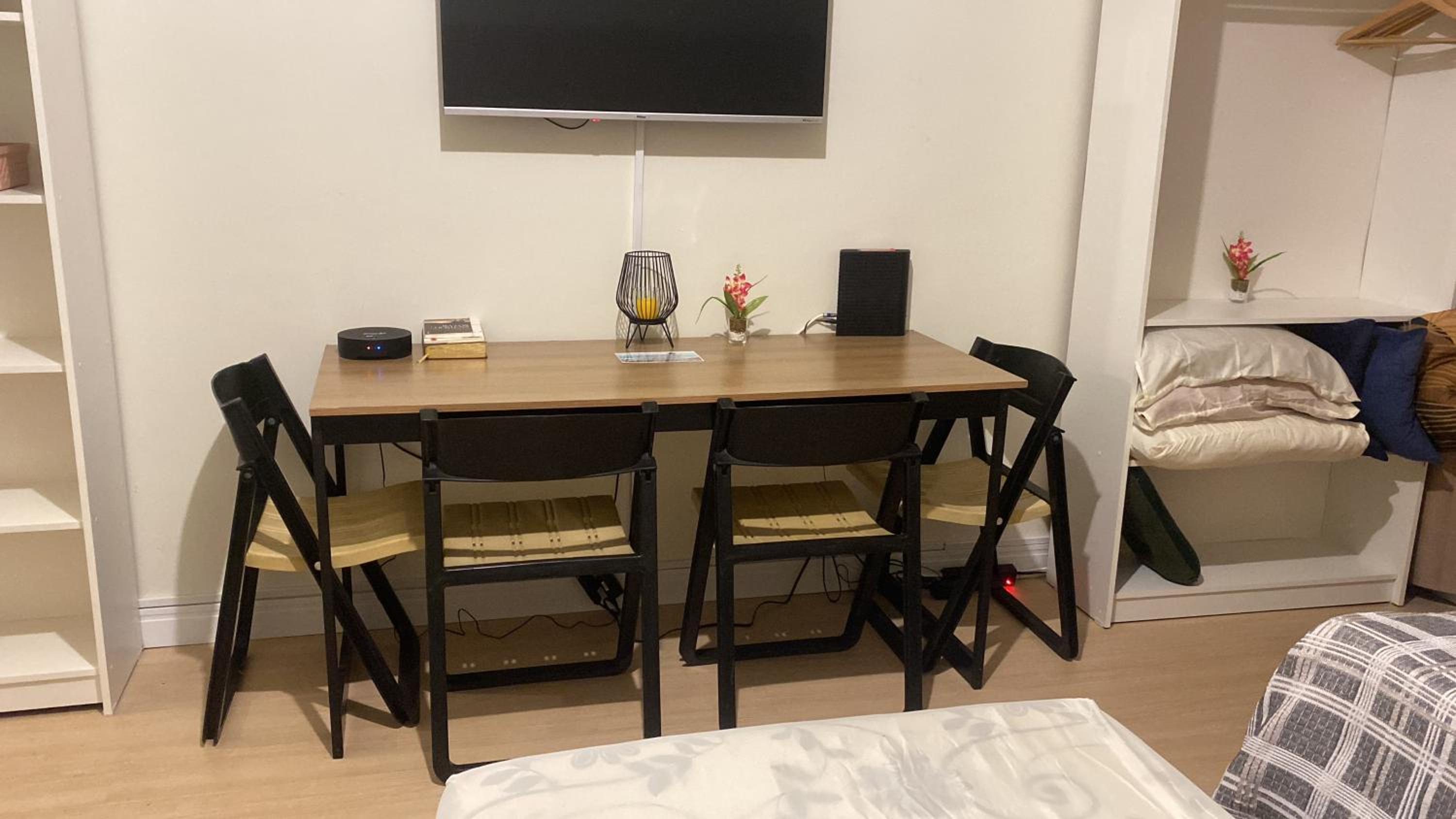 Apartamento com Ar Condicionado na Praia Beira-mar