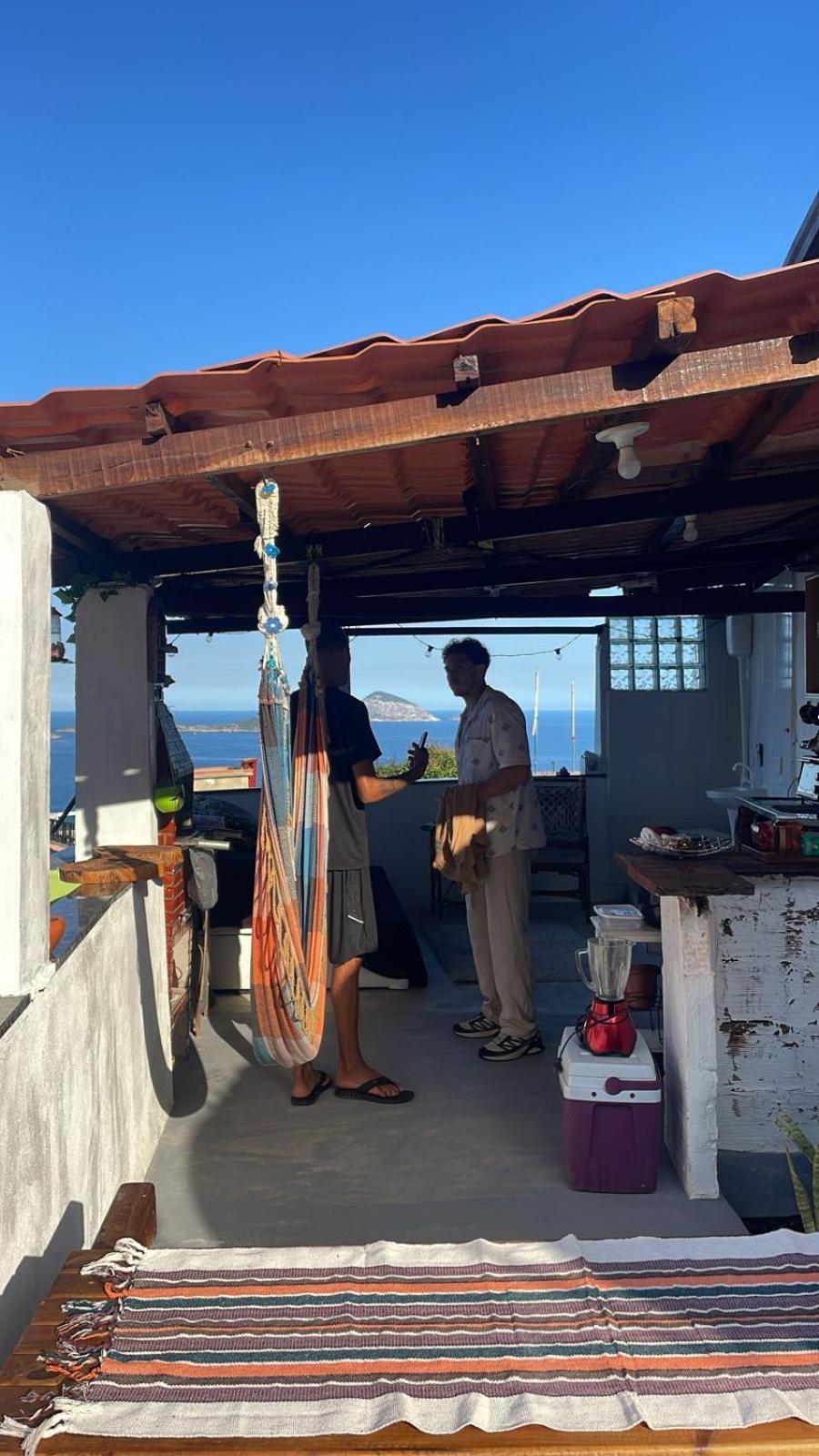 Casa beira mar com vista para o Cristo redentor