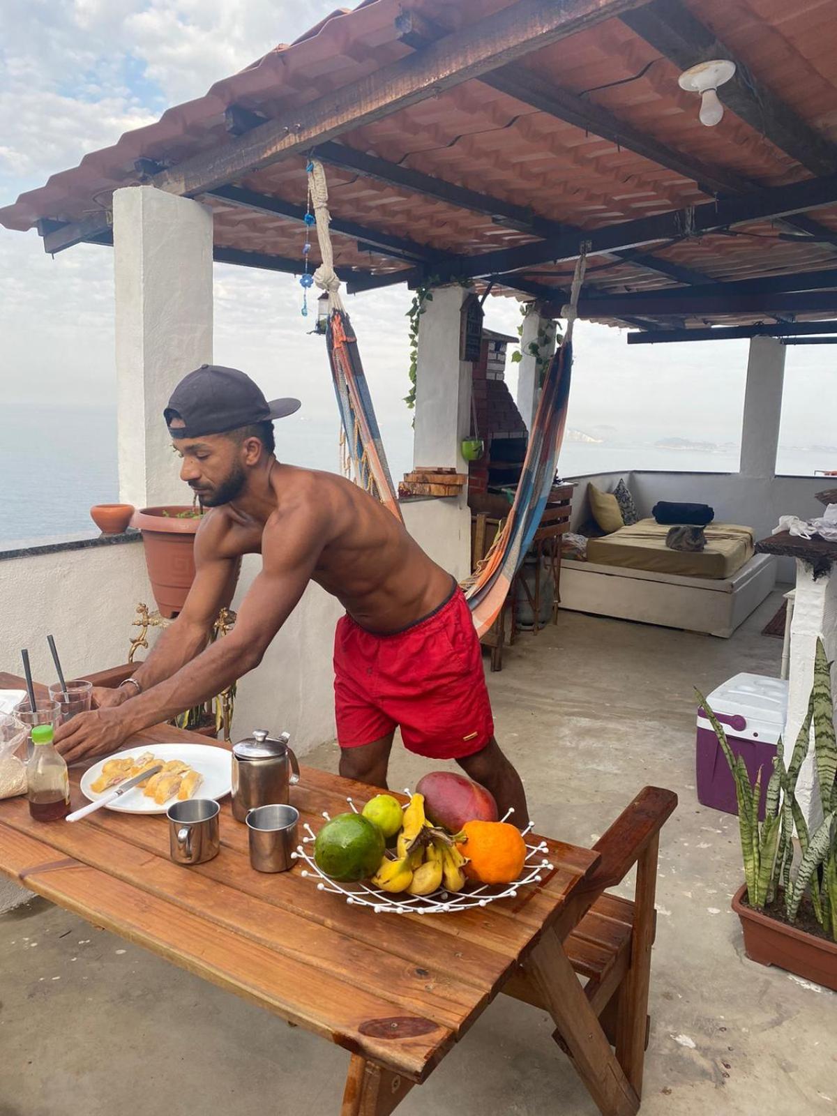 Casa beira mar com vista para o Cristo redentor