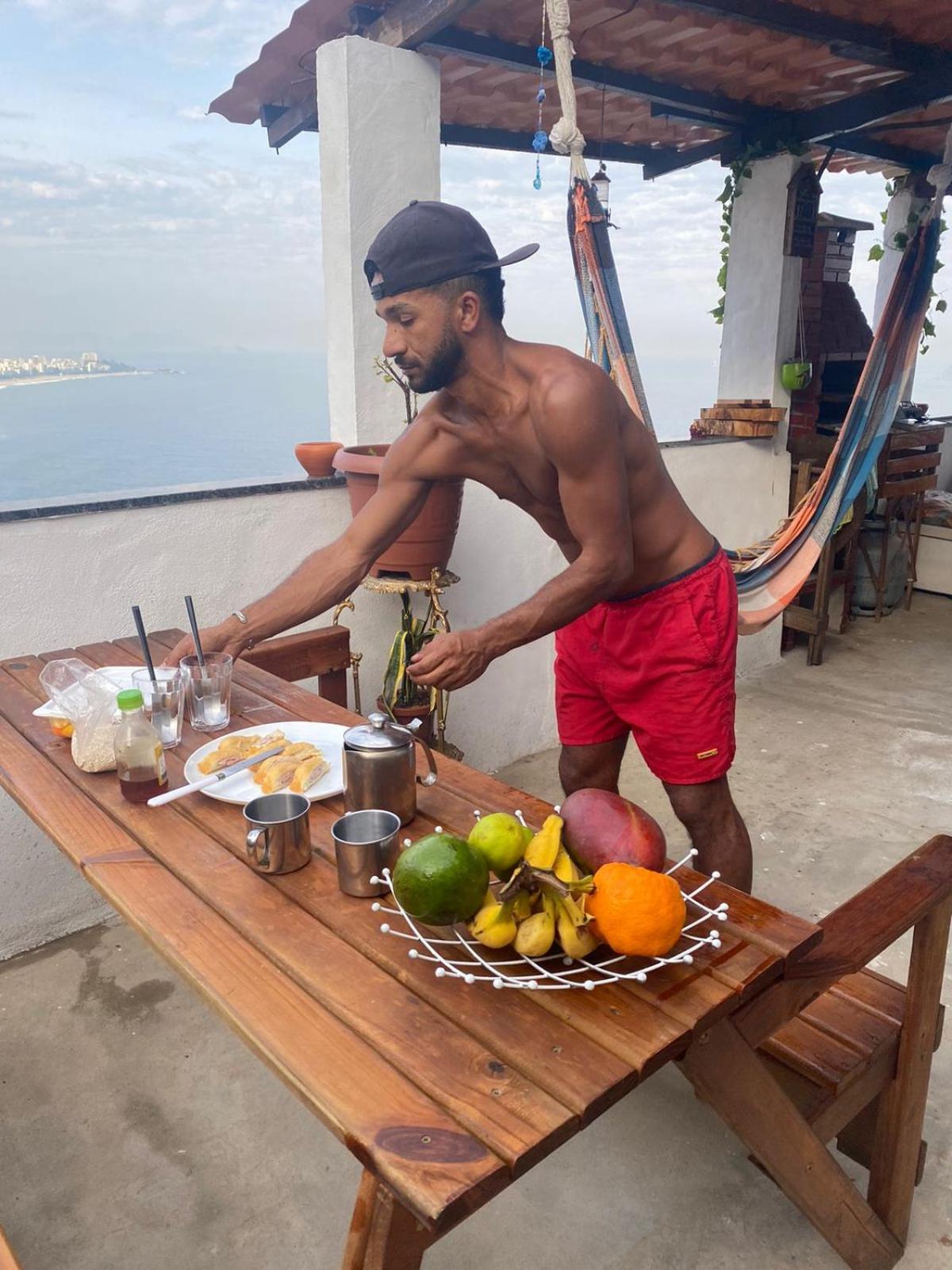 Casa beira mar com vista para o Cristo redentor