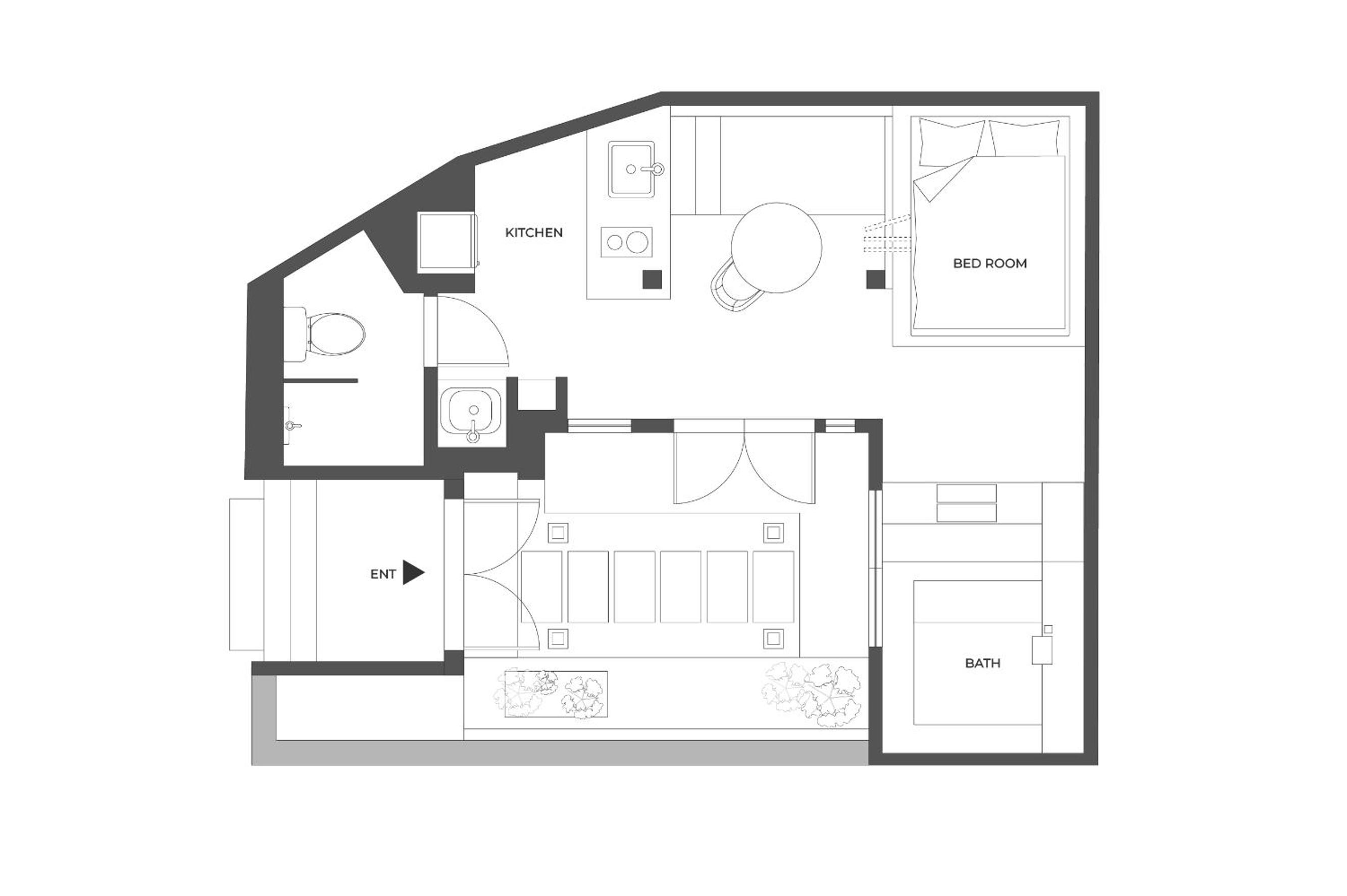 hotel room
