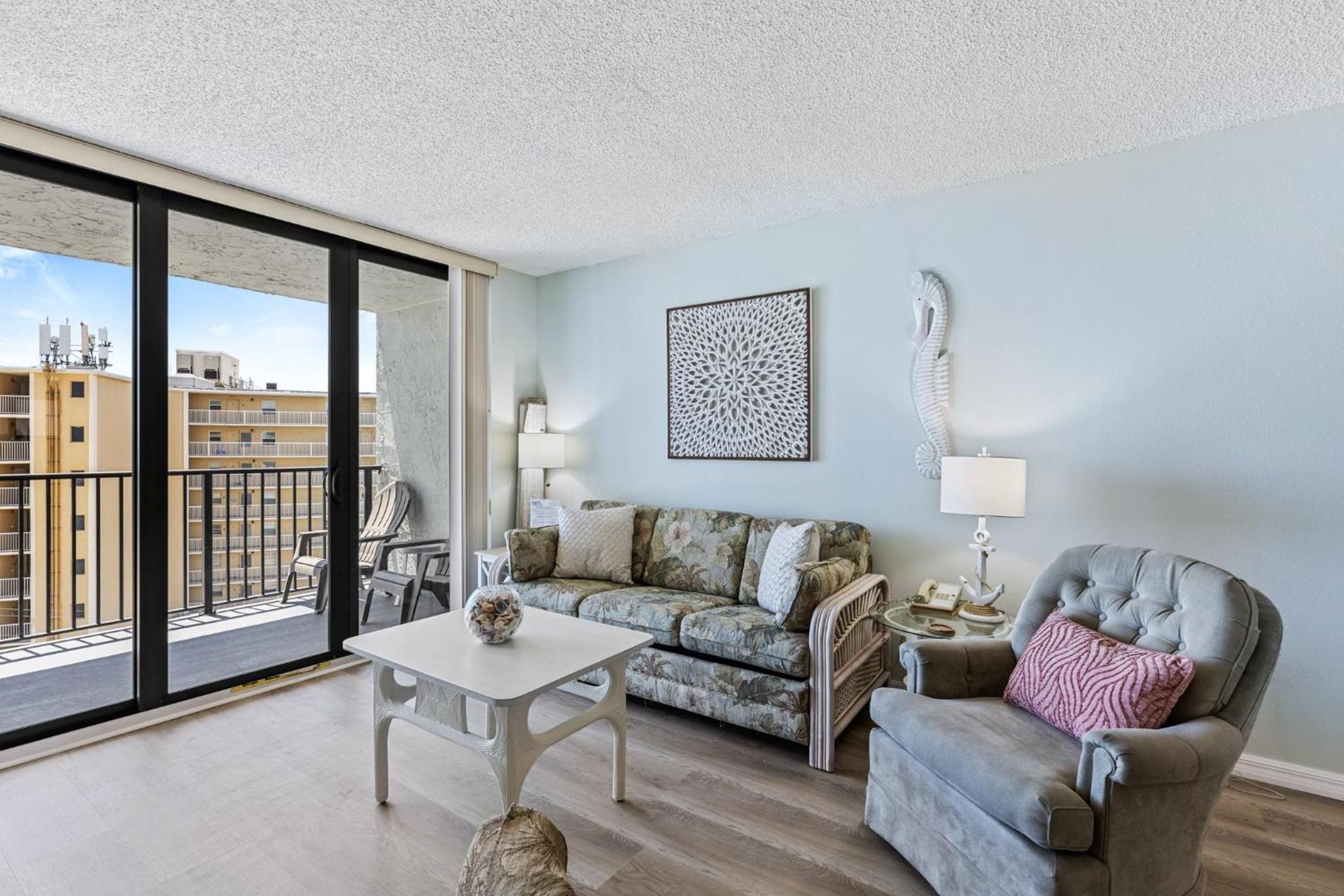 Ocean View / 7th Floor / Pool / Walk to Shopping & Dining / Ocean Trillium Condo #701 view 3