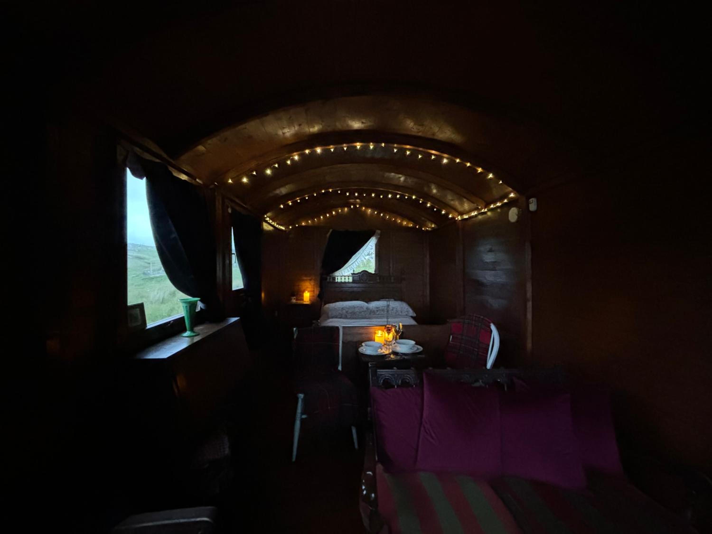 Eco Crofter's Wagon by the Sea - Off Grid Experience - No electricity or Running Water- As seen soon on Netflix view 5