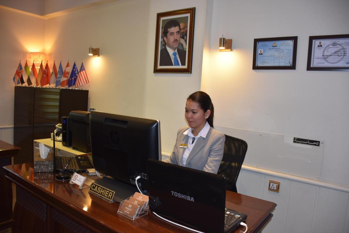 hotel reception