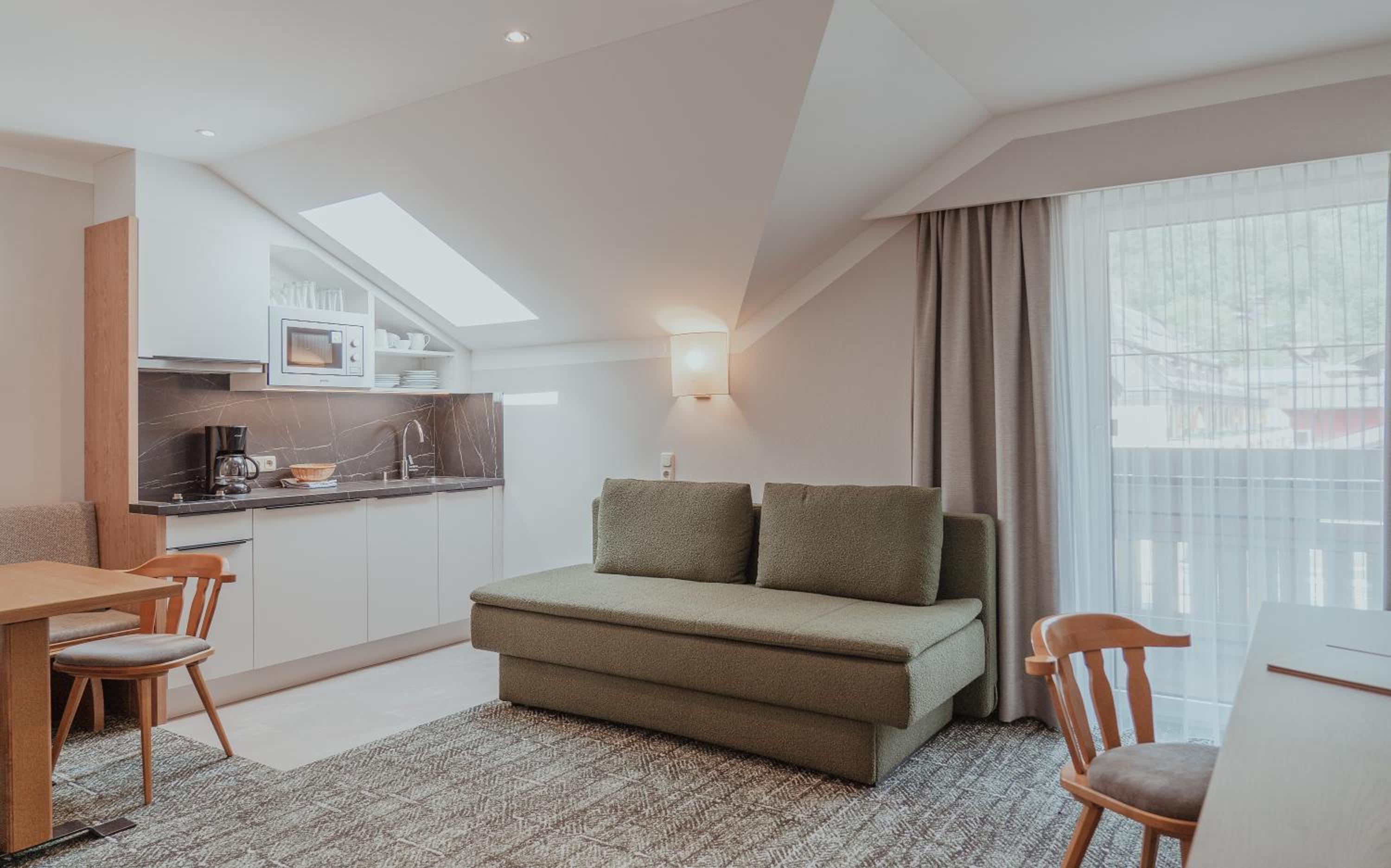 Appartement Hotel Panorama-im Bademantel direkt in die Alpentherme