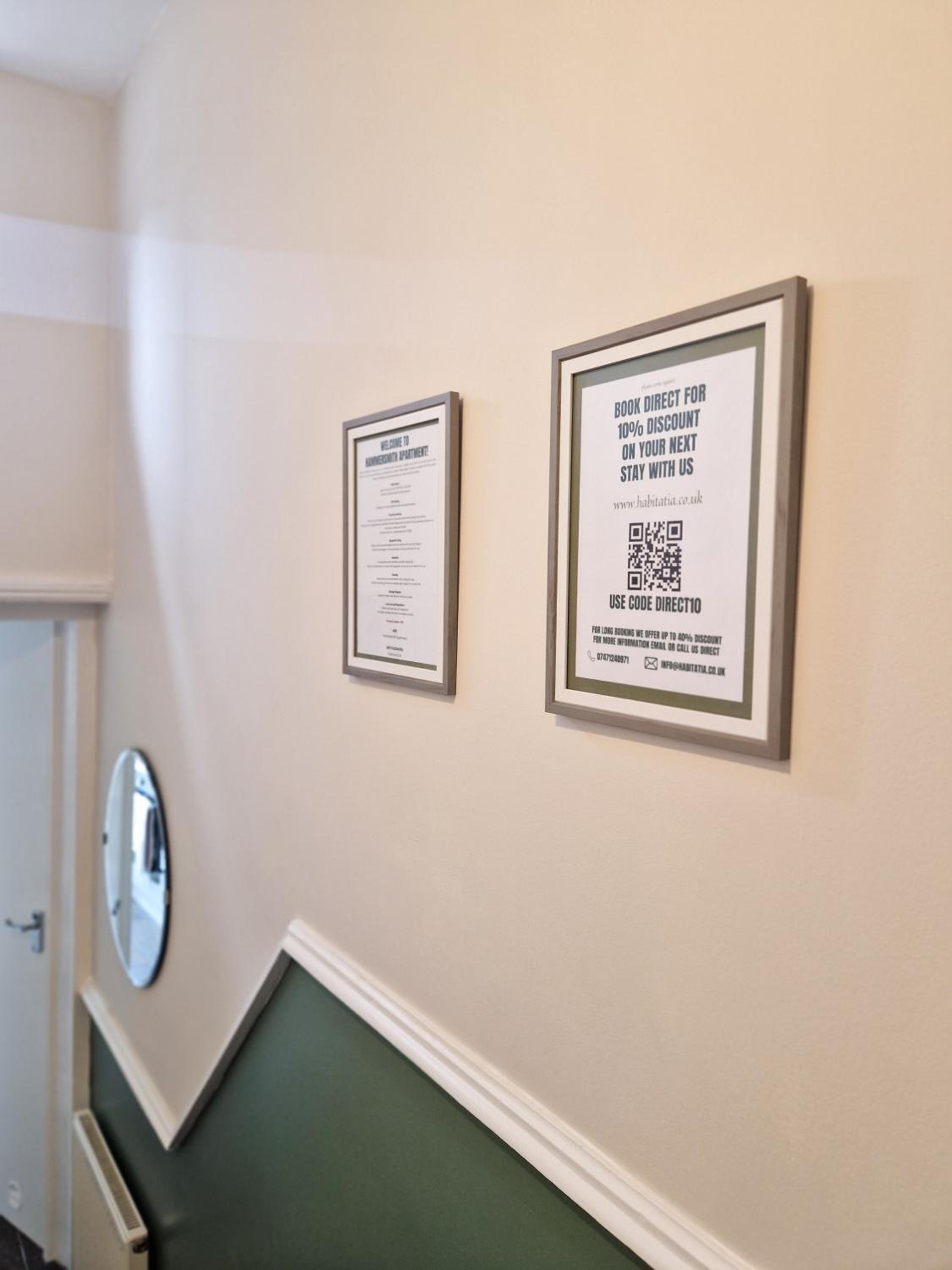 Modern 1-Bed flat,10 min to Hammersmith Tube, with Free Wi-Fi & Netflix
